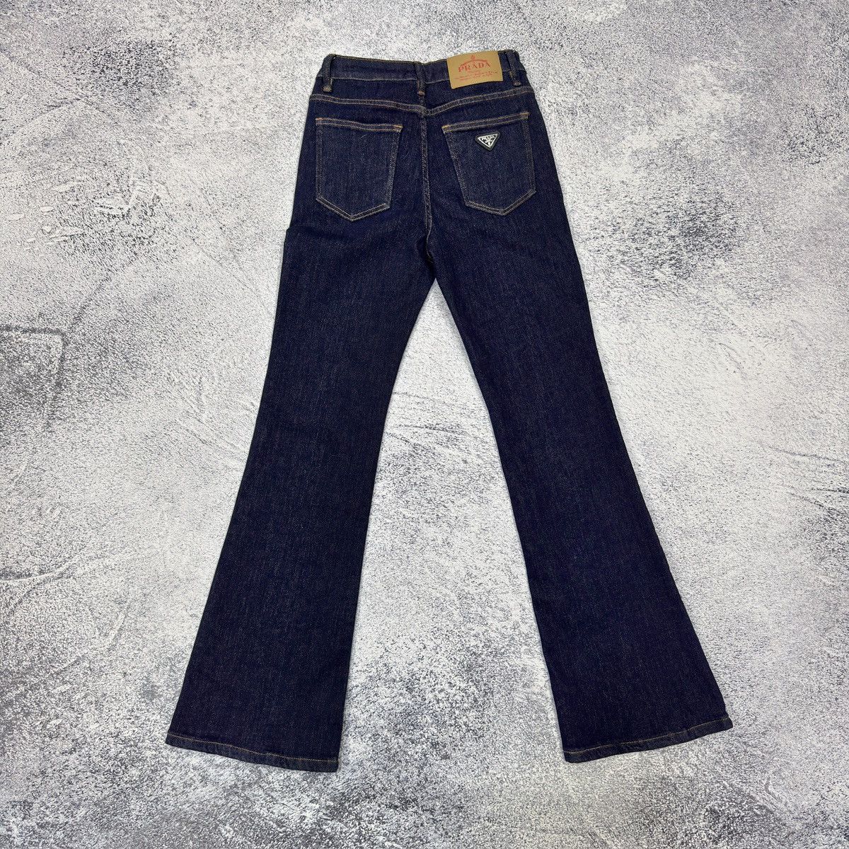 Prada Prada Dark Indigo Flared Jeans 26 size Size 26" / US 2 / IT 38 - 7 Thumbnail