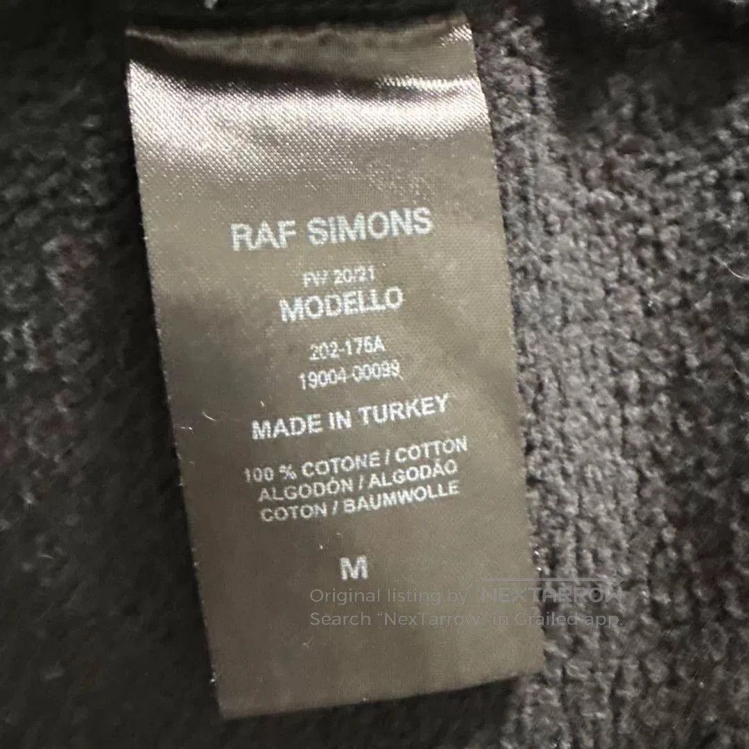 Raf Simons Raf Simons Distressed Hoodie Sweatshirt. Size US M / EU 48-50 / 2 - 5 Thumbnail