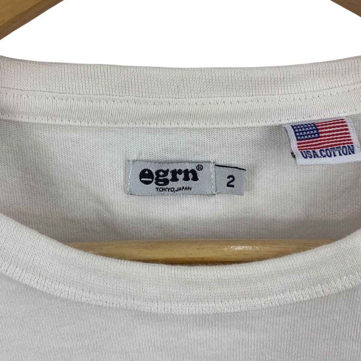 GRN GRN TOKYO JAPAN USA Cotton Blue Ocean Tee Shirt Top Whale Size S / US 4 / IT 40 - 6 Thumbnail