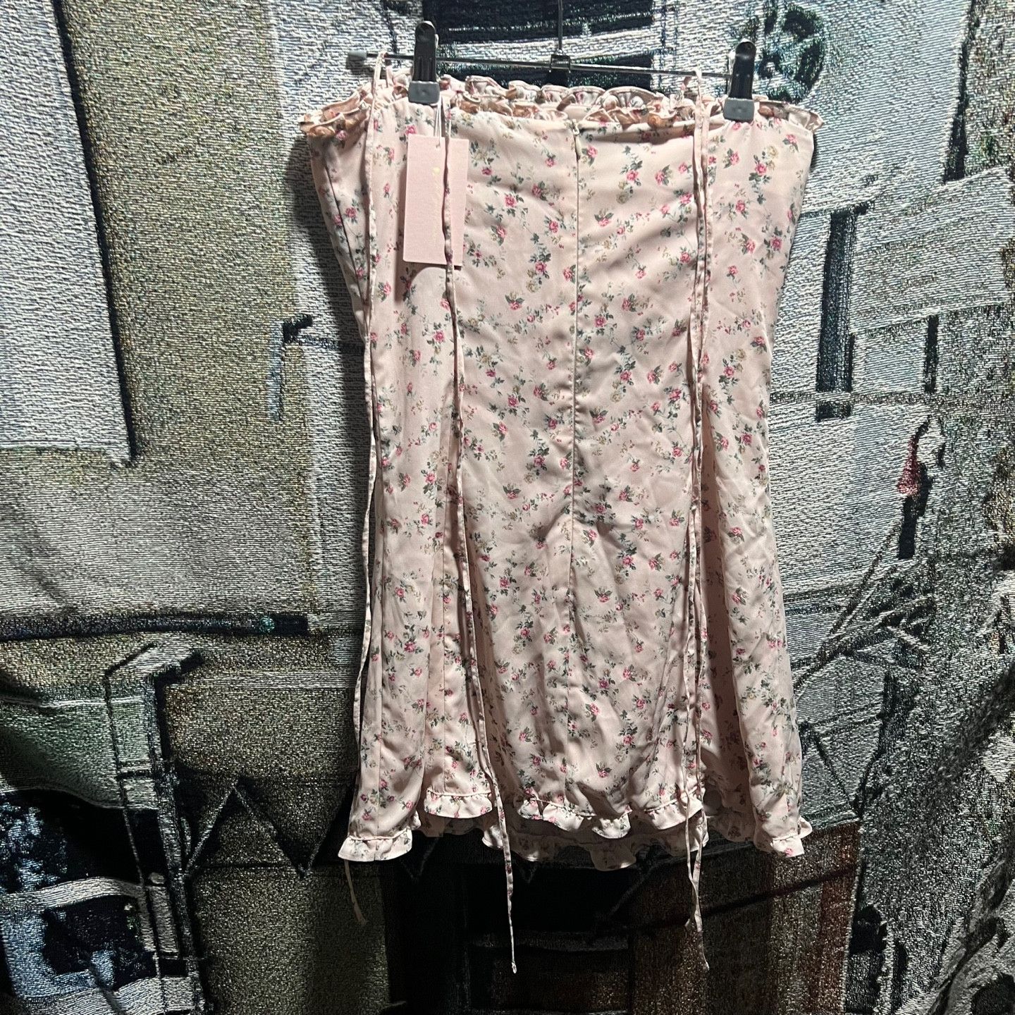 Other NOT YOUR ROSE frill flower mini dress Size S / US 4 / IT 40 - 2 Thumbnail