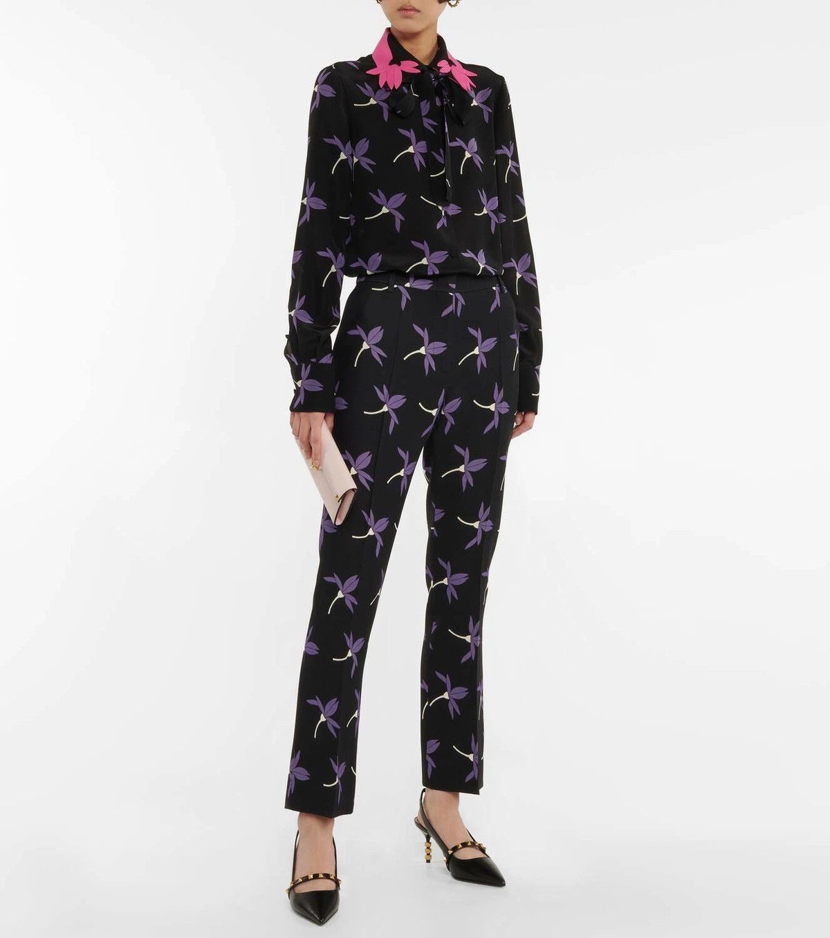 Valentino o1y0326 Casual Pant in Multicolor Size 36" / US 14 / IT 50 - 3 Thumbnail