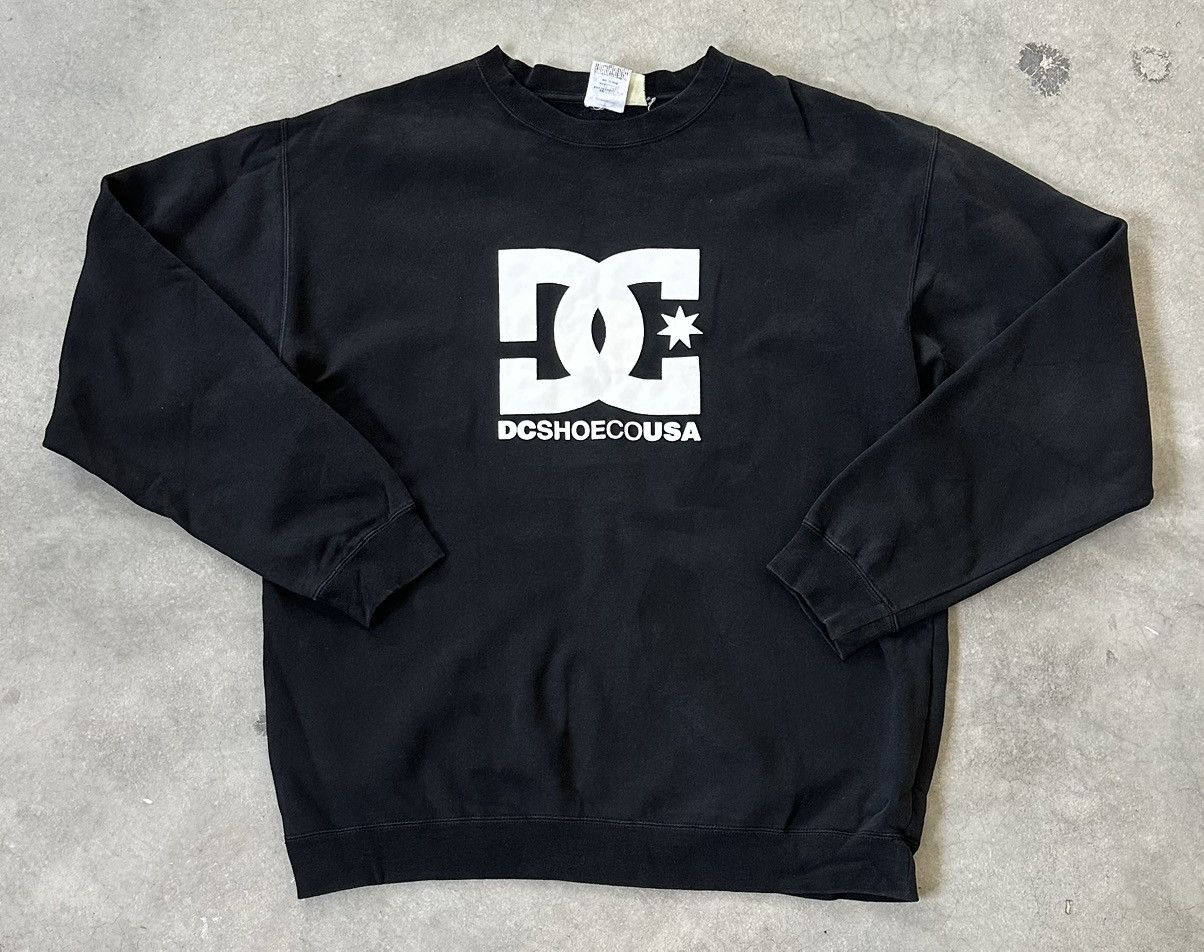 DC VINTAGE Y2K DC SHOE CO BIG LOGO SWEATSHIRT Size US XL / EU 56 / 4 - 1 Thumbnail