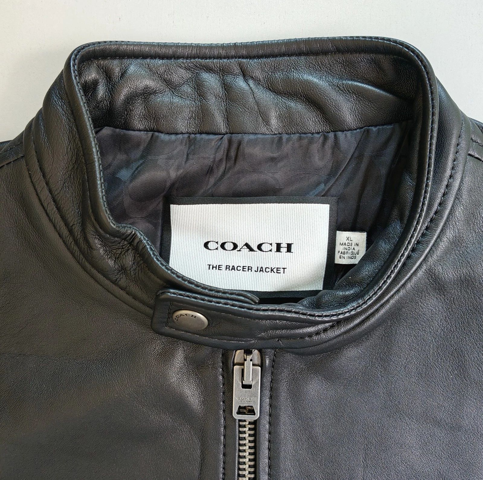 Coach Coach Leather Racer FTP 5073 Size US XL / EU 56 / 4 - 4 Thumbnail