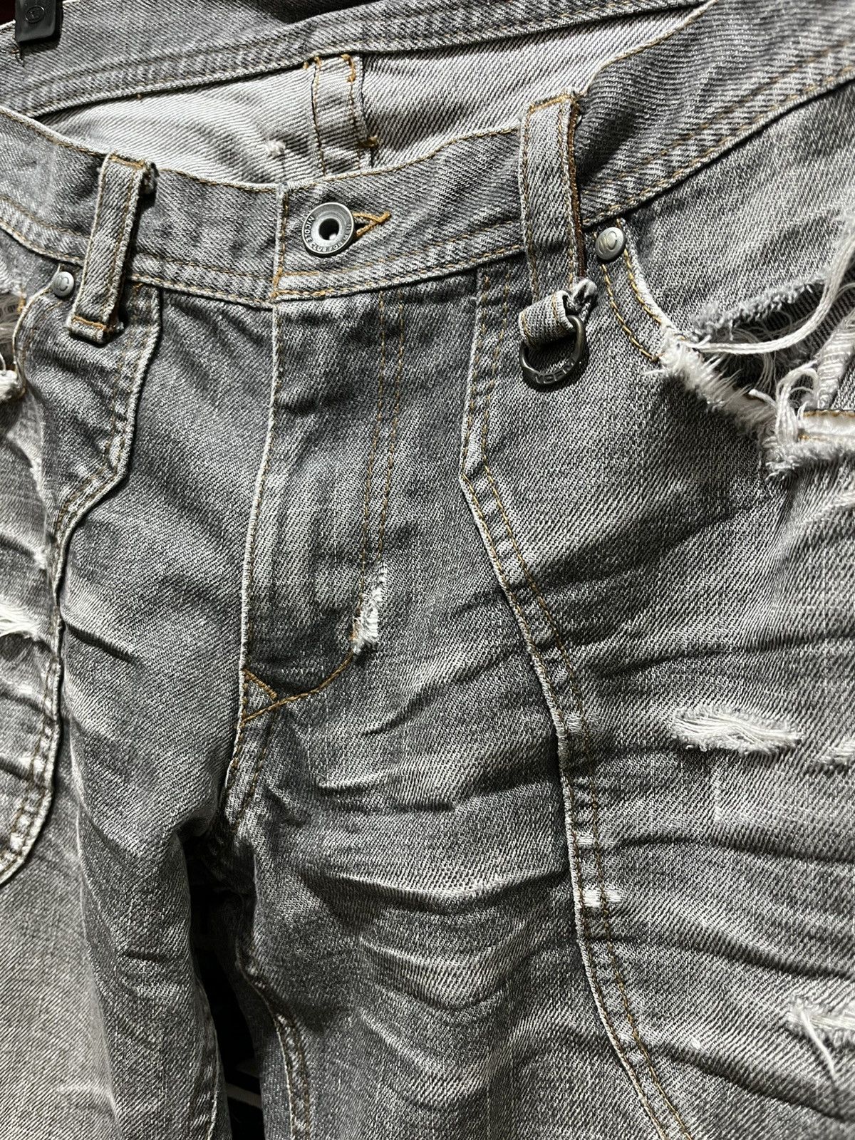 If Six Was Nine 2000's Japanese Brand Nicole Club For Men Jeans Size US 31 - 3 Thumbnail