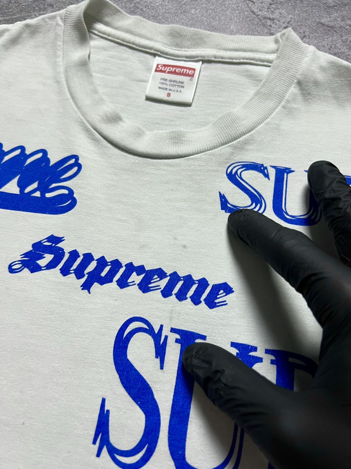 Supreme Vintage Supreme Multi Logo Tee Shirt Monogram Size US S / EU 44-46 / 1 - 10 Thumbnail