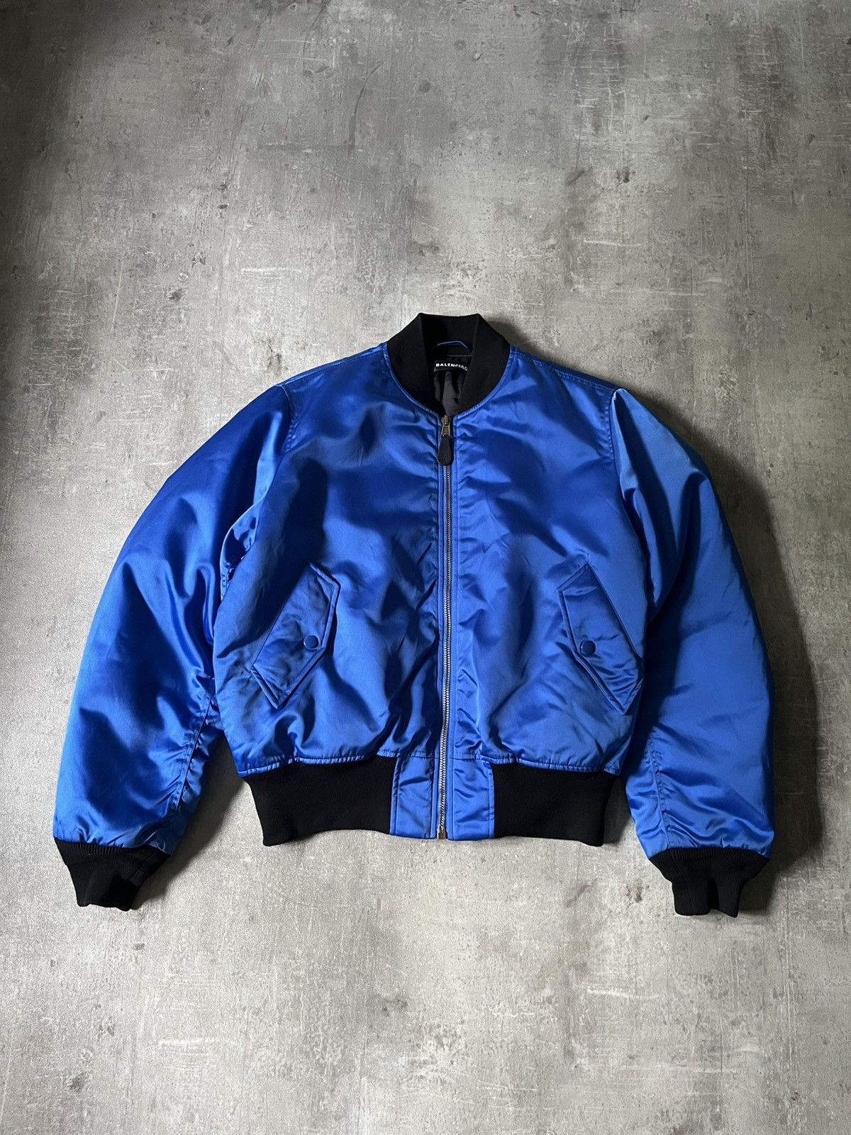 Balenciaga Balenciaga political campaign bomber jacket blue Size US M / EU 48-50 / 2 - 7 Thumbnail