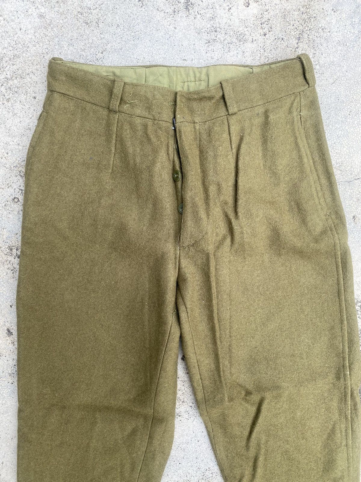 Third & Army × Vintage Vintage 40s Soviet Union Russia Army Military Wool Pants Size US 30 / EU 46 - 2 Thumbnail