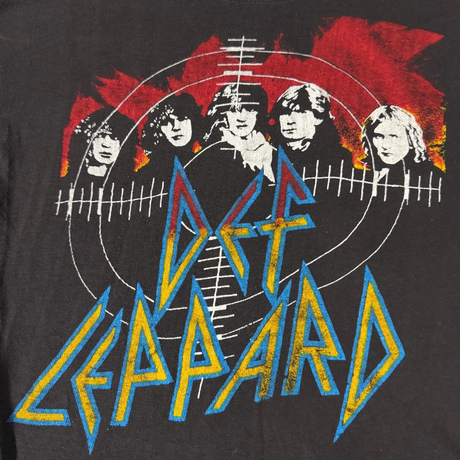Def Leppard Vintage 80s Def Leppard Medium Parking Lot Rock Band T Shirt Size US M / EU 48-50 / 2 - 2 Thumbnail