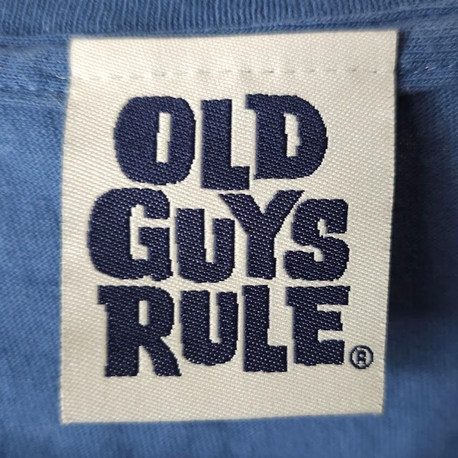 Vintage Vintage Old Guys Rule T Shirt Mens Size Large Blue Y2K Vegas Size US L / EU 52-54 / 3 - 5 Thumbnail