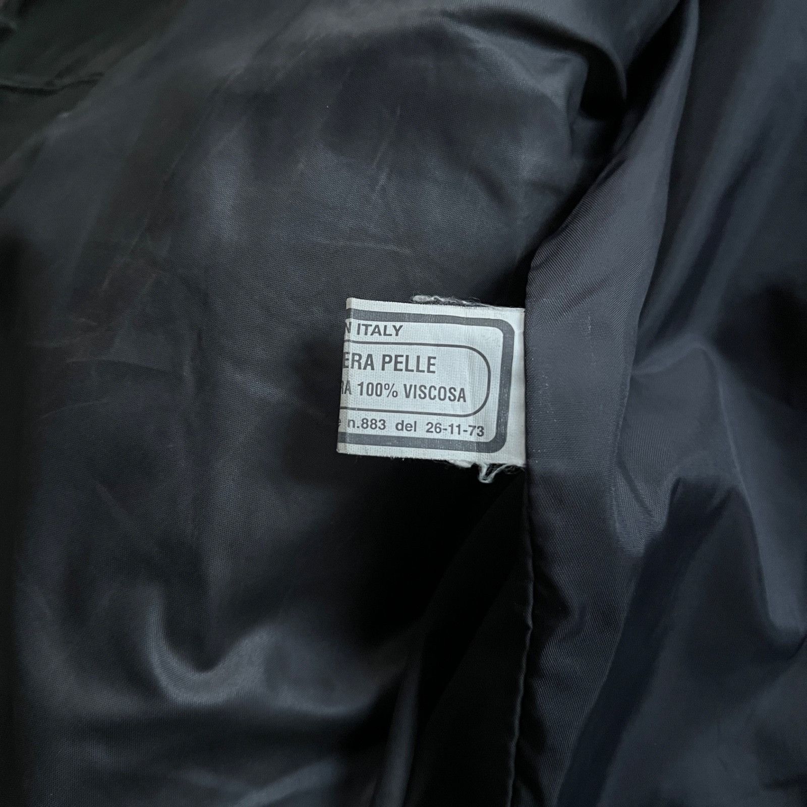 Genuine Leather Vintage MITICI Anni 60 Italy Leather Biker Jacket 9730AC Size US L / EU 52-54 / 3 - 8 Thumbnail
