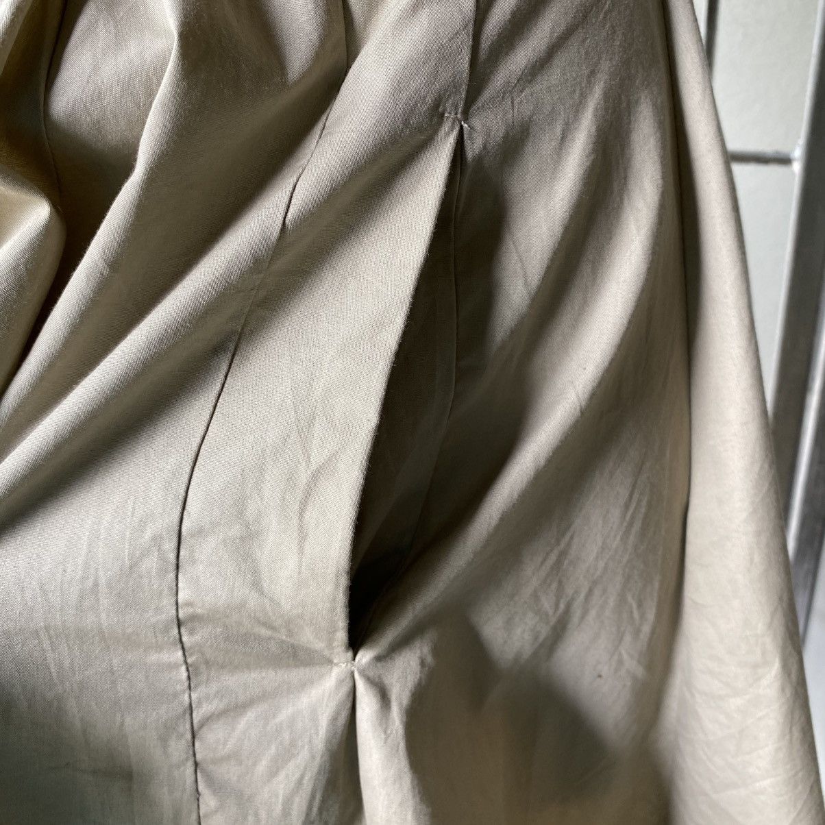 Norma Kamali NORMA KAMALI Beige Halter Button-Down Dress Size M / US 6-8 / IT 42-44 - 8 Thumbnail