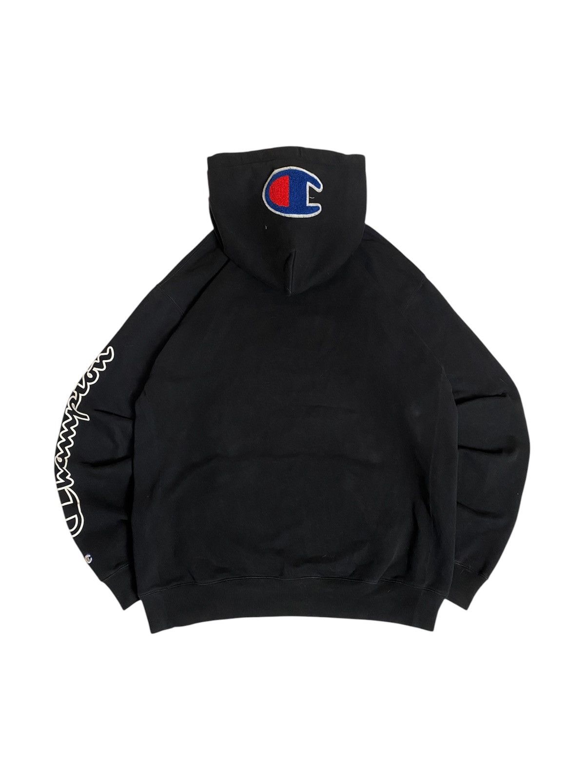 Evisu VERY RARE ‼️ Evisu X Champion Spellout Hoodie Size US XXL / EU 58 / 5 - 2 Thumbnail