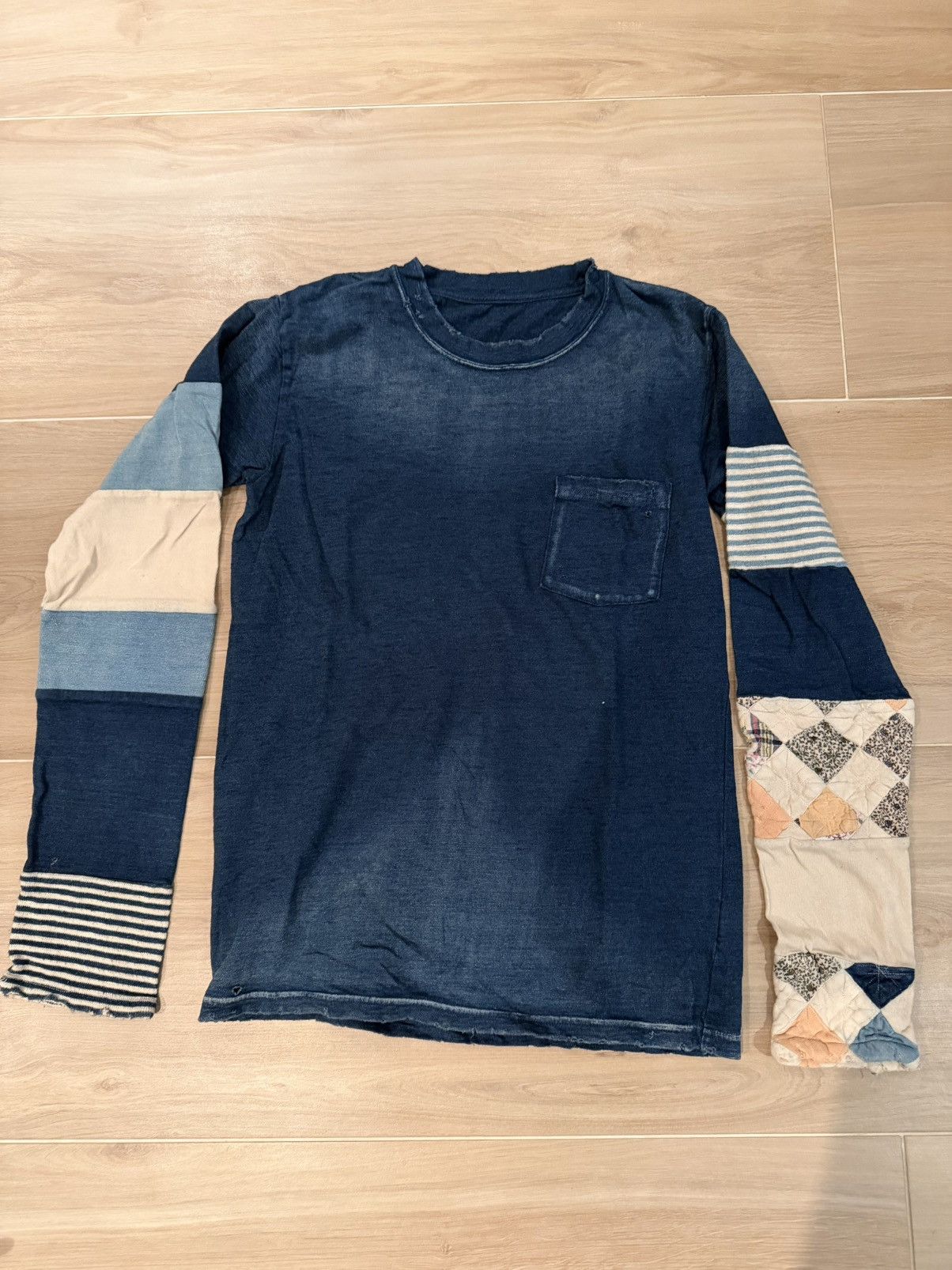 Kapital Kapital hippies patchwork indigo long sleeve Size US S / EU 44-46 / 1 - 1 Thumbnail