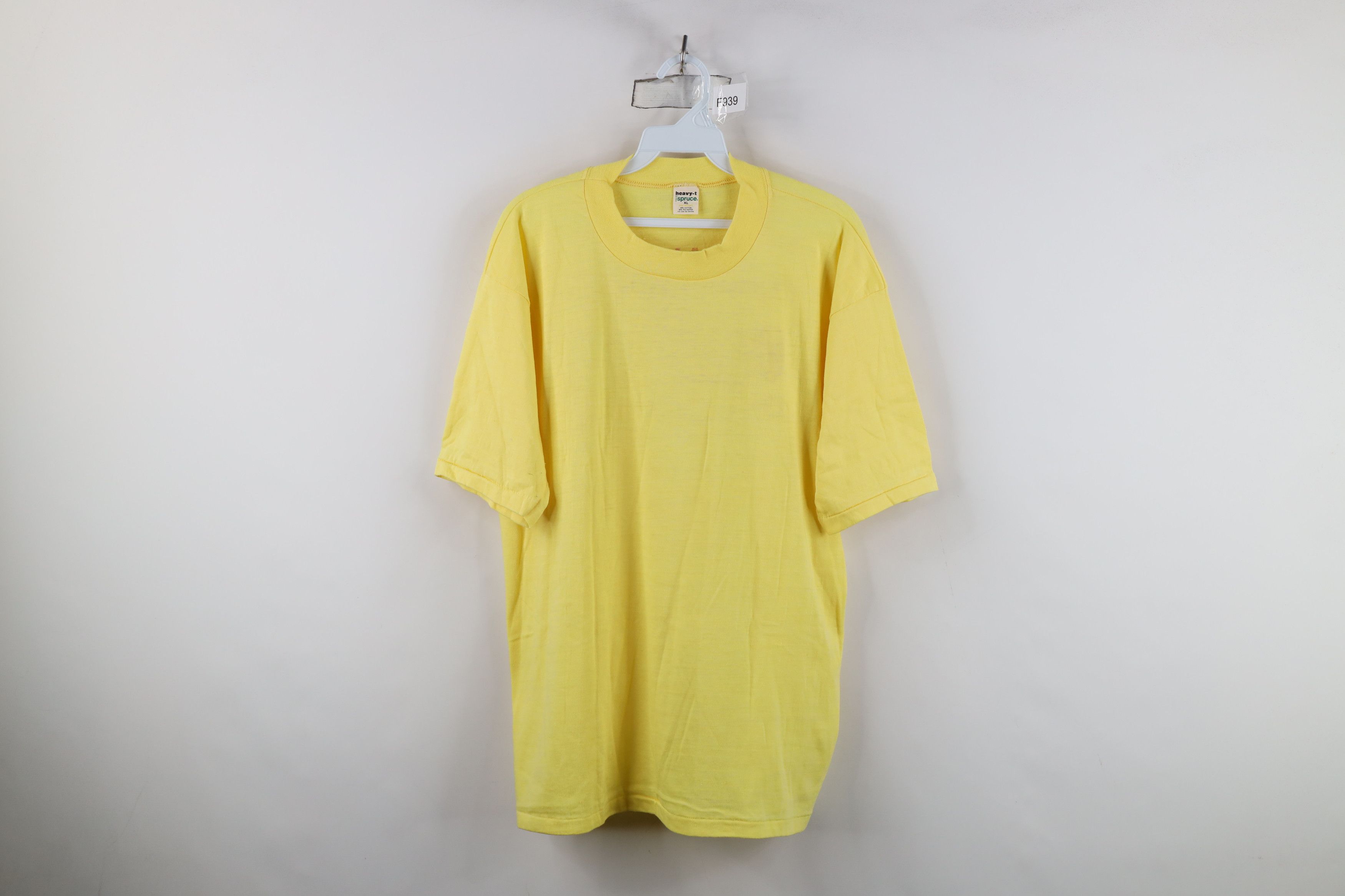 Vintage Vintage 70s Safety Truck Rodeo Trucker T-Shirt Yellow USA Size US XL / EU 56 / 4 - 2 Thumbnail