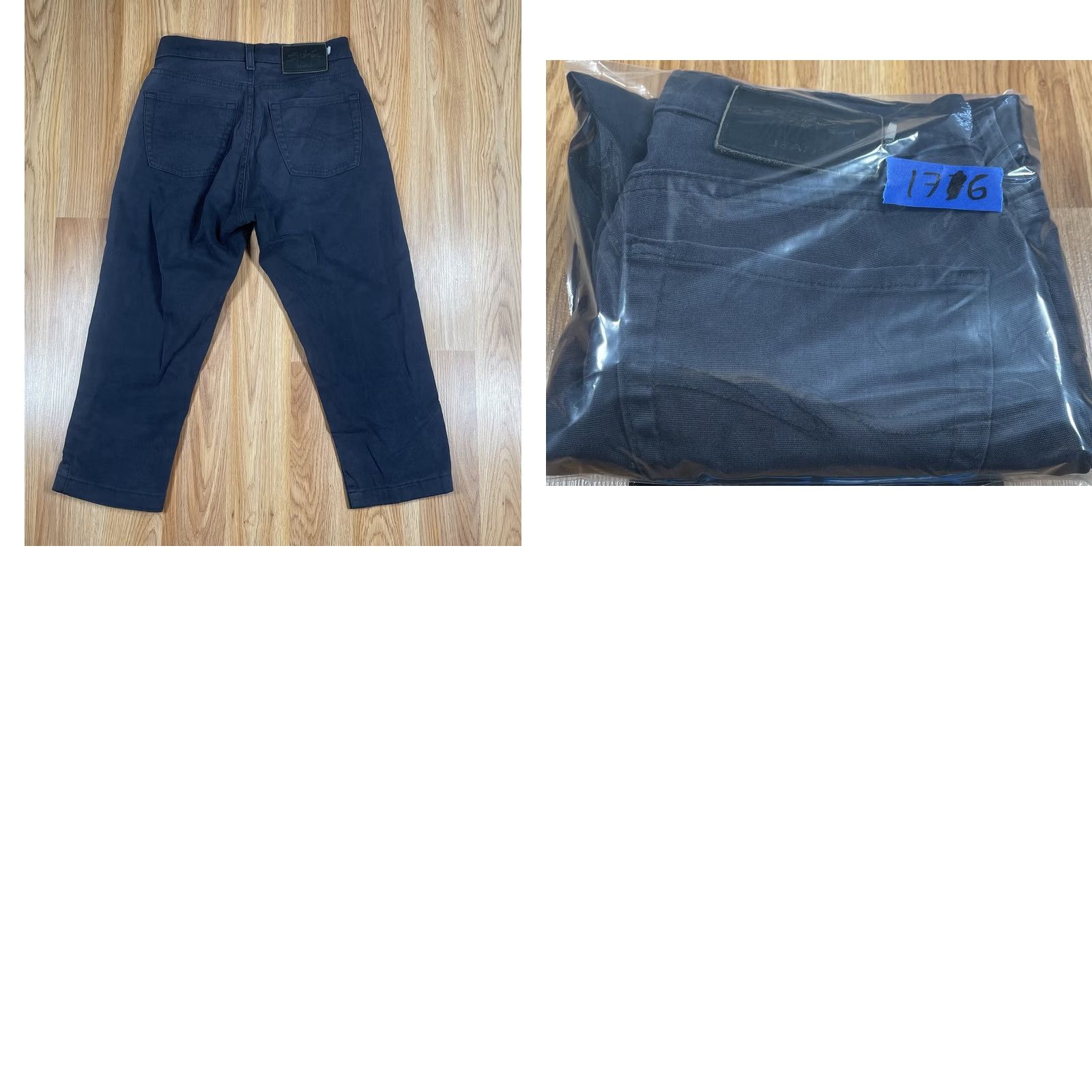 Silver Jeans Co. Silver Jeans Capri Womens 24 Waist Black Stretch Crop Denim Cotton Spandex Jeans Size 42" / US 20 - 10 Thumbnail