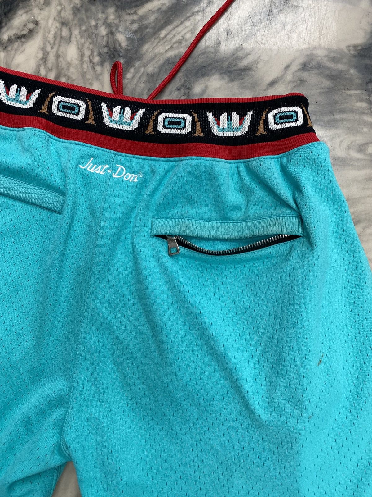 Just Don × Mitchell & Ness Just Don Vancouver grizzlies shorts small away authentic Size US 30 / EU 46 - 5 Thumbnail
