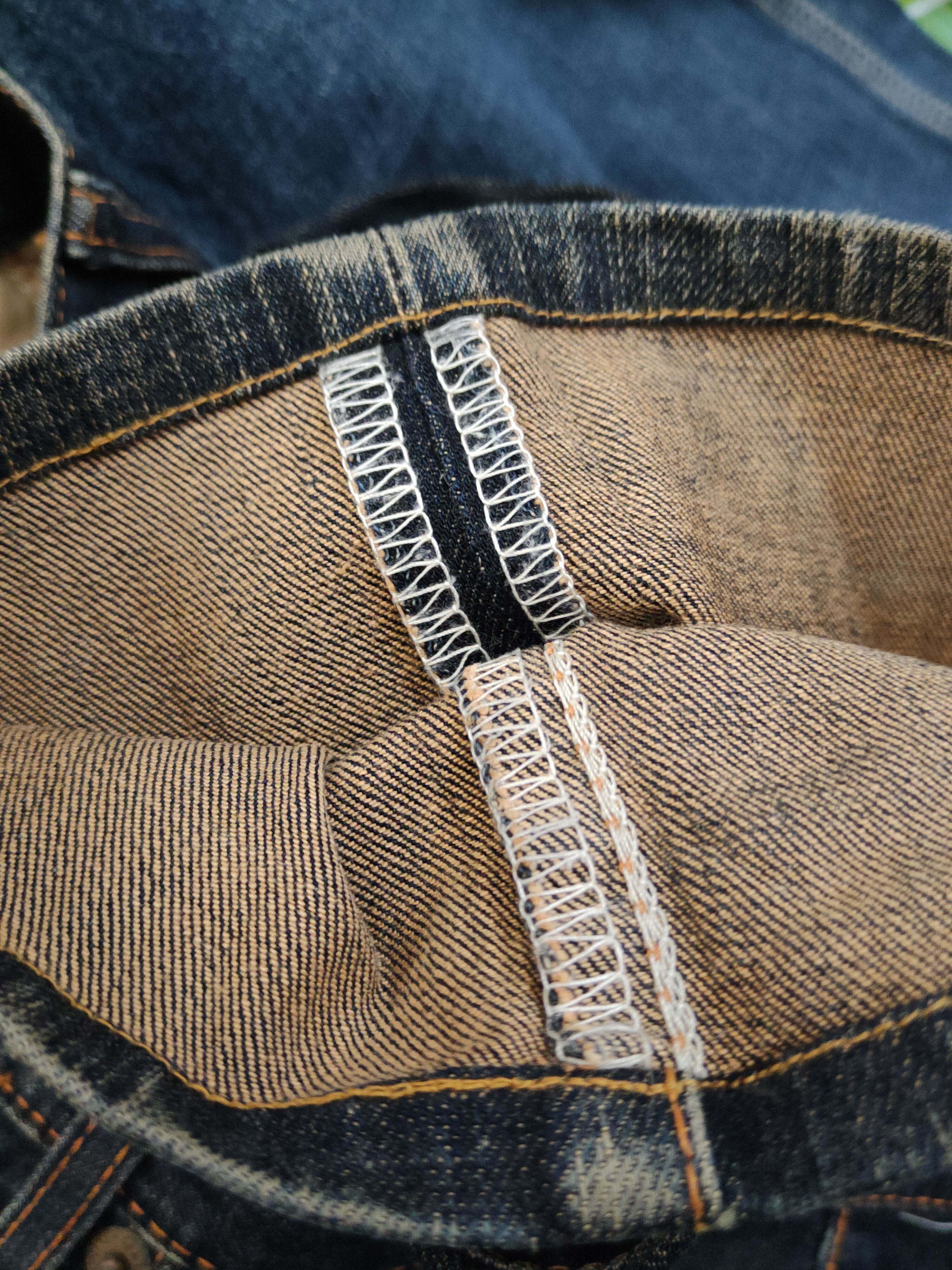 Edwin Edwin vintage Black Distressed Ripped denim Jeans #W1379 Size US 34 / EU 50 - 15 Thumbnail