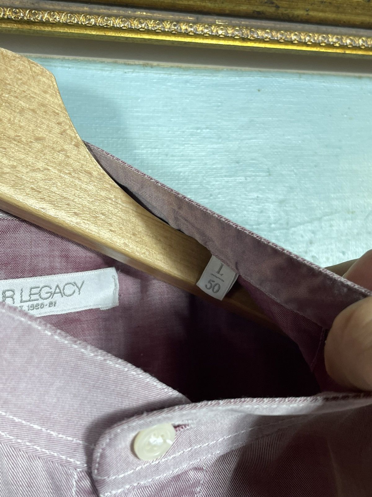 Our Legacy Our Legacy Pink Button Ups Shirt Old Money Luxury Premium Size US L / EU 52-54 / 3 - 7 Thumbnail