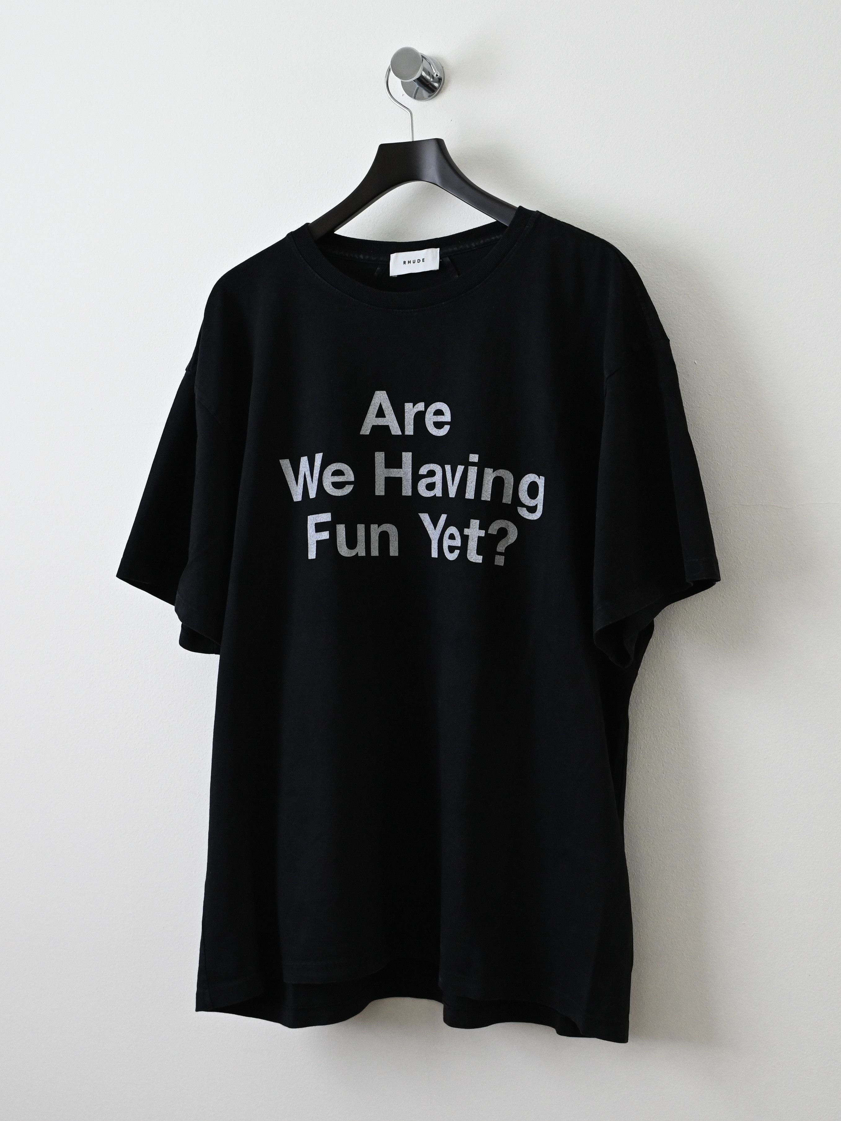 Rhude "Are We Having Fun Yet?" Tee Size US M / EU 48-50 / 2 - 2 Thumbnail