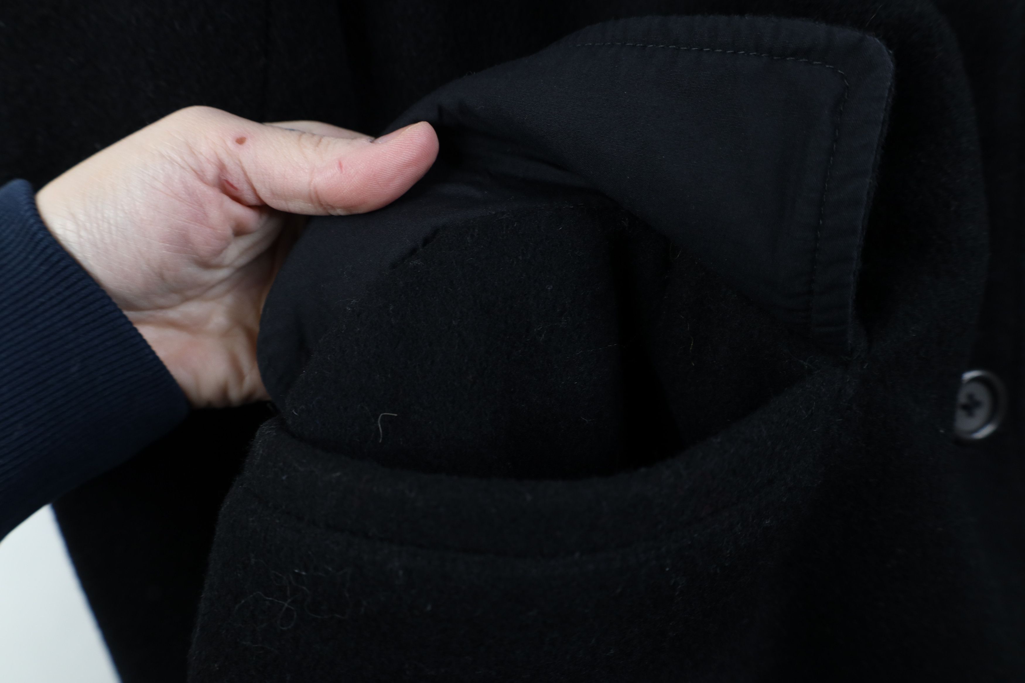 J.Crew Vintage Y2K J Crew Faded Wool Button Jacket Coat Black Size M / US 6-8 / IT 42-44 - 6 Thumbnail