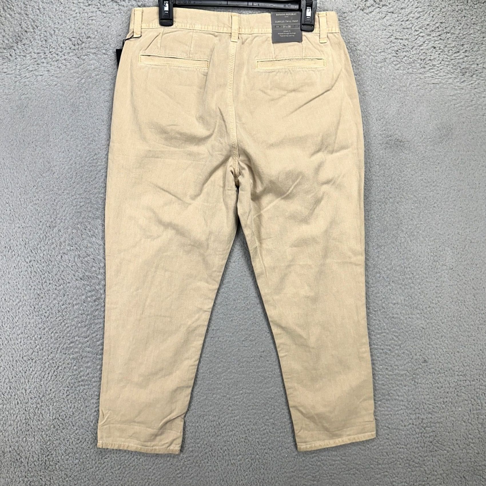 Banana Republic VINTAGE Banana Republic Mens Athleic Fit Jeans 31X26 Tan 5 Pocket Casual Denim Pants NEW Size US 31 - 2 Thumbnail