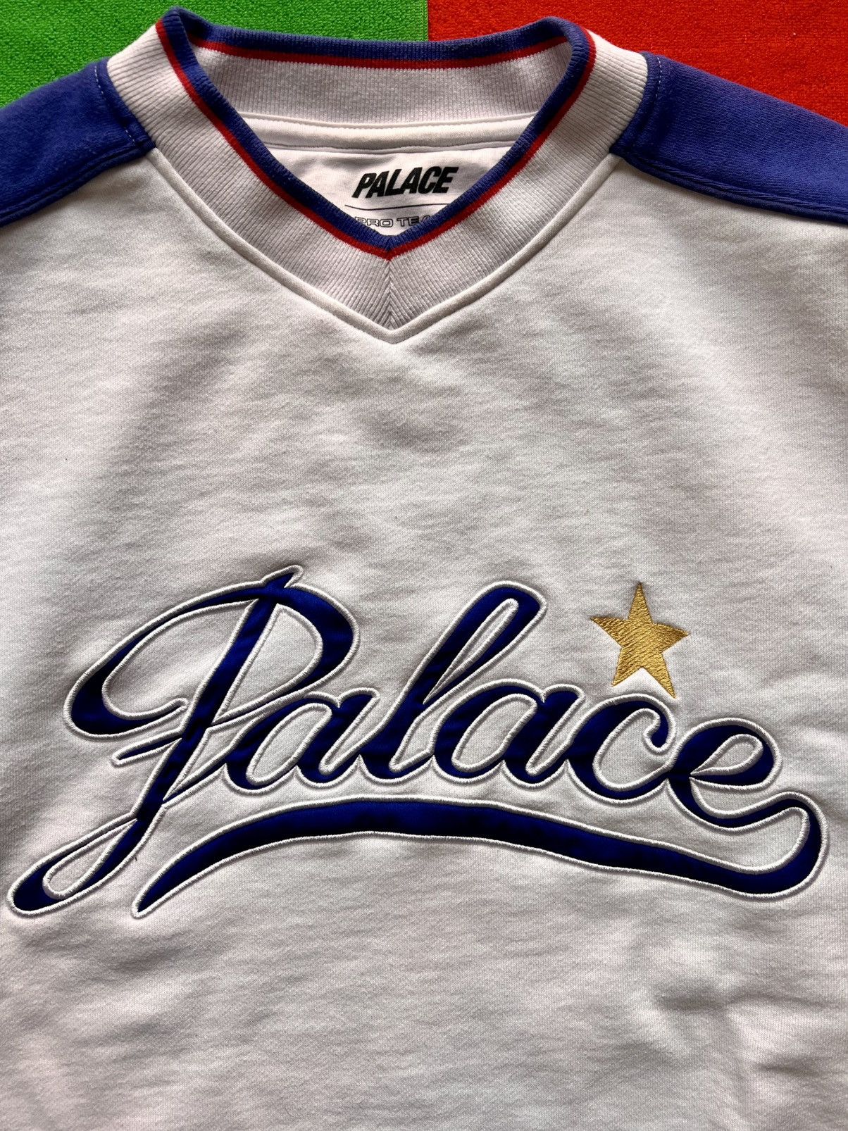 Palace L Palace Skateboards Star Script Crewneck Sweatshirt uk usa Size US L / EU 52-54 / 3 - 12 Thumbnail