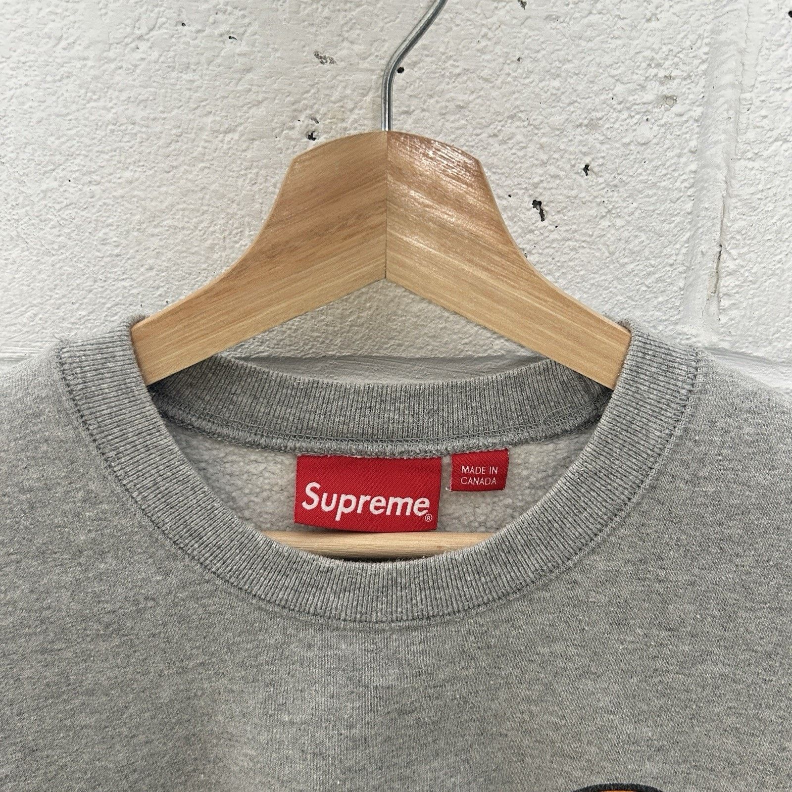 Supreme Supreme Tide Spin Logo Crewneck Sweatshirt “Grey” SS16 Size US M / EU 48-50 / 2 - 8 Thumbnail