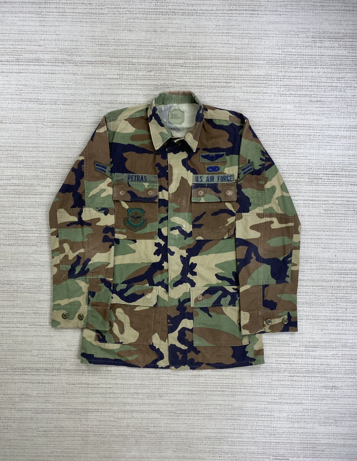 Vintage Vintage U.S Air Force Woodland Camouflage M65 Field Jacket Size US M / EU 48-50 / 2 - 1 Thumbnail
