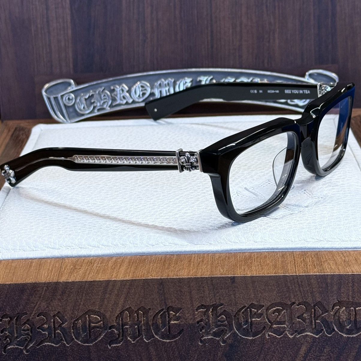Chrome Hearts Chrome Hearts SEE YOU IN TEA Glasses Size ONE SIZE - 5 Thumbnail