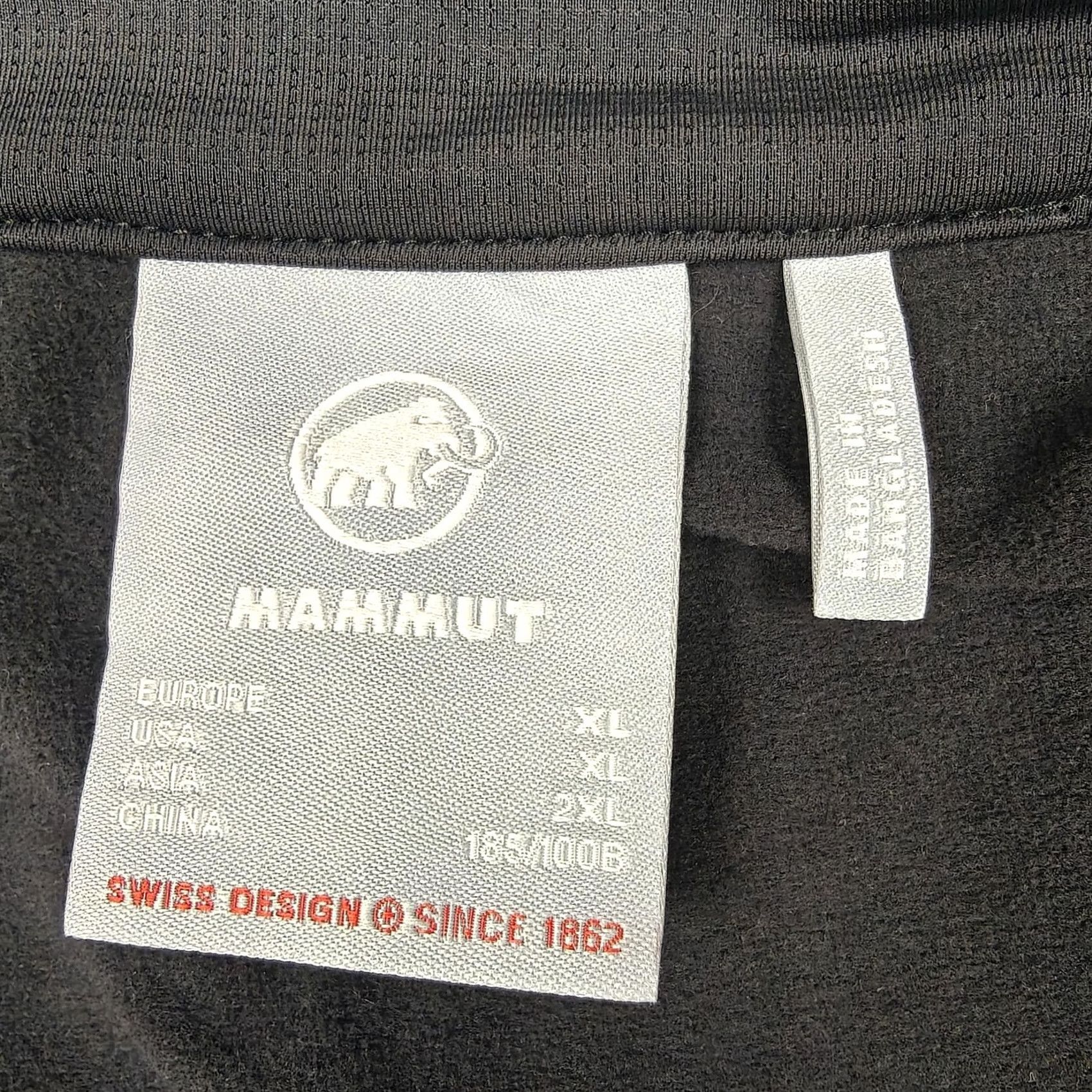 Mammut Mammut Pullover Mens XL Black Half Zip Long Sleeve Ski Athletic Fit Snow ML Raglan Sleeve Mock Neck Stand-Up Collar Zip Size US XL / EU 56 / 4 - 4 Thumbnail
