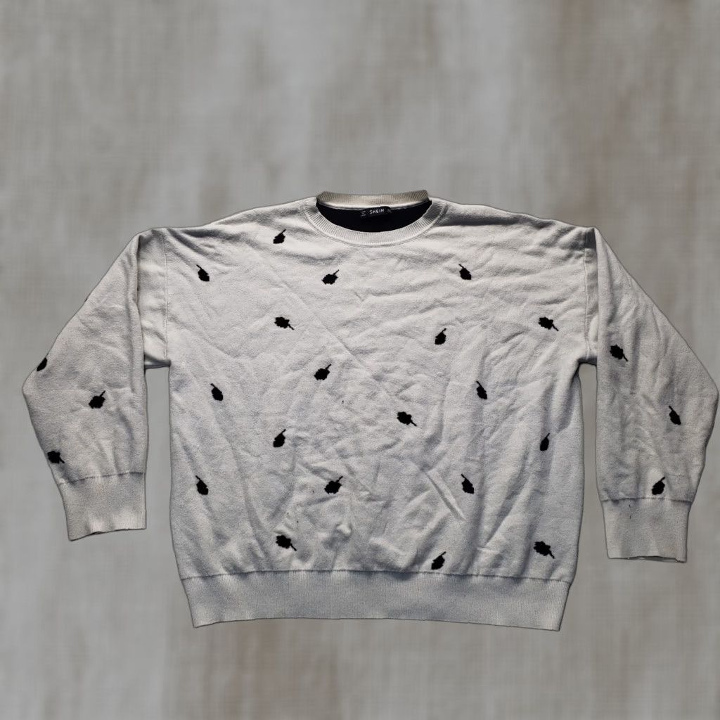 Shein SHEIN White Wide Shoulder Sweater Long Sleeve Adult Women's 2XL XXL Size XXL / US 16-18 / IT 52-54 - 1 Thumbnail