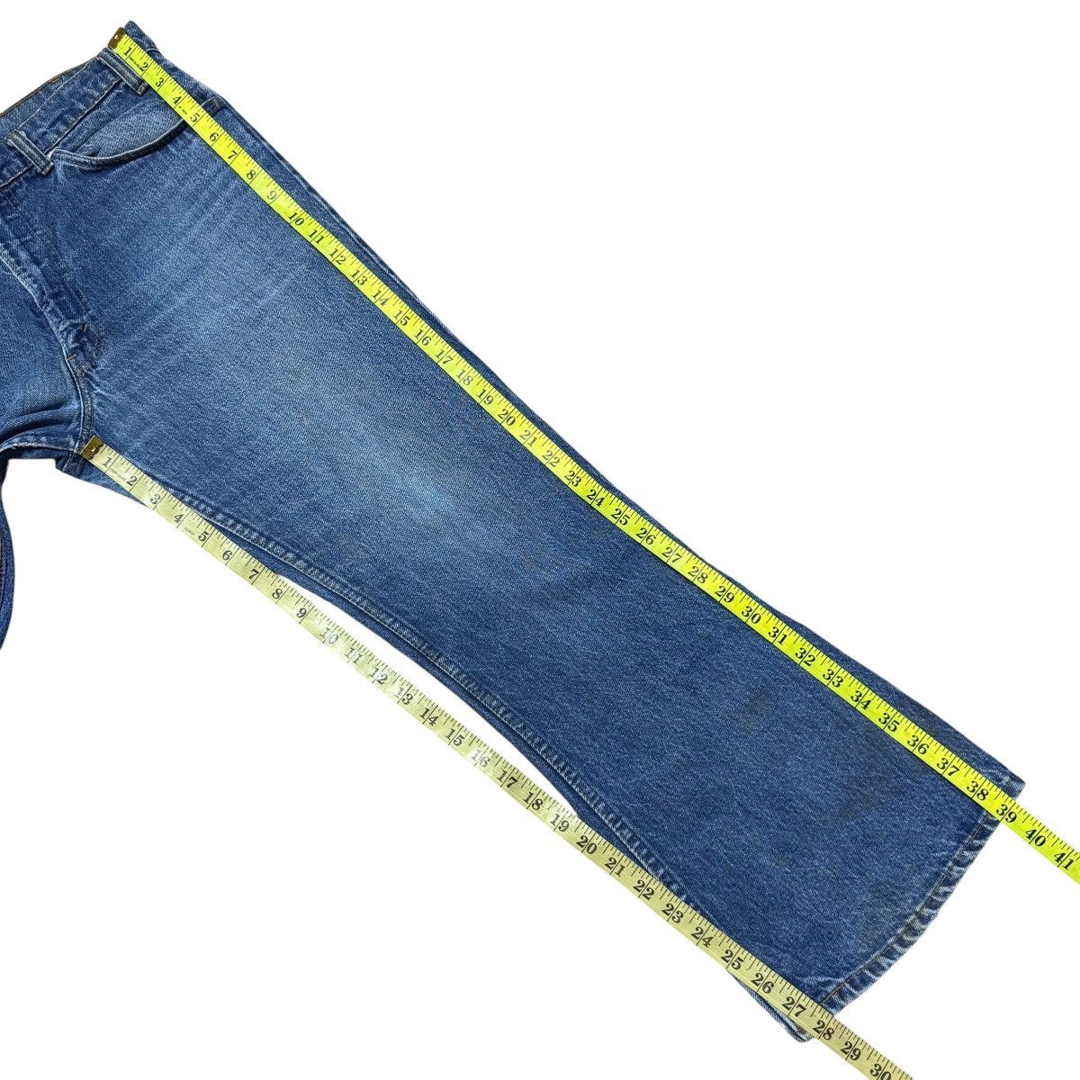 Levi's Vintage 80s Levis 646 Bell Bottom Jeans #8 Orangetab Size US 33 - 19 Thumbnail