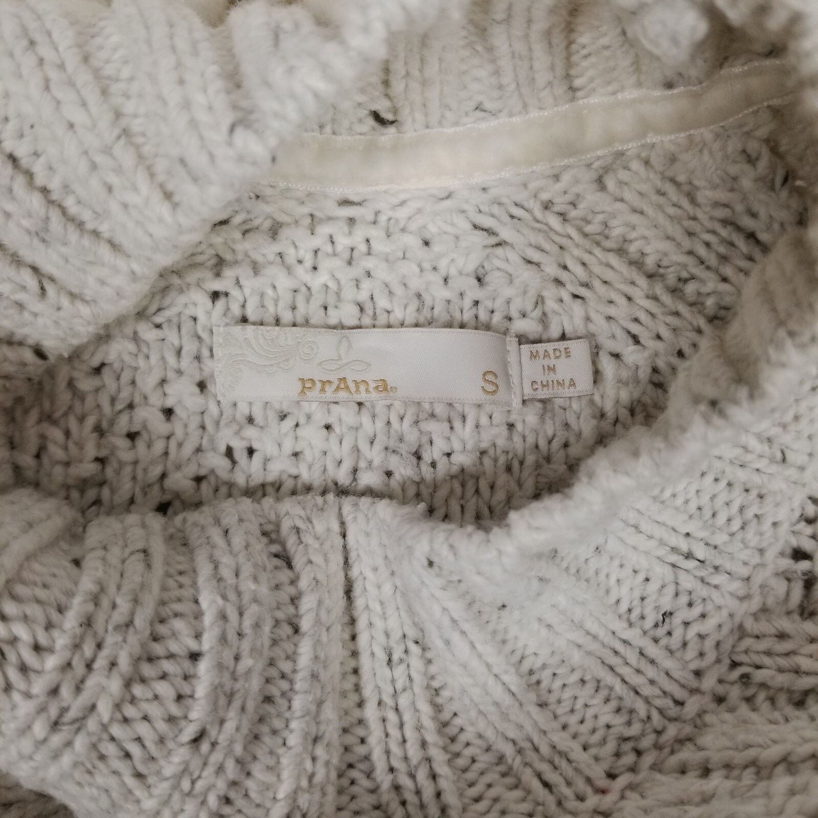 Prana Prana Nemma Long-Sleeve Sweater Dress Natural Sz Small Size S / US 4 / IT 40 - 8 Thumbnail
