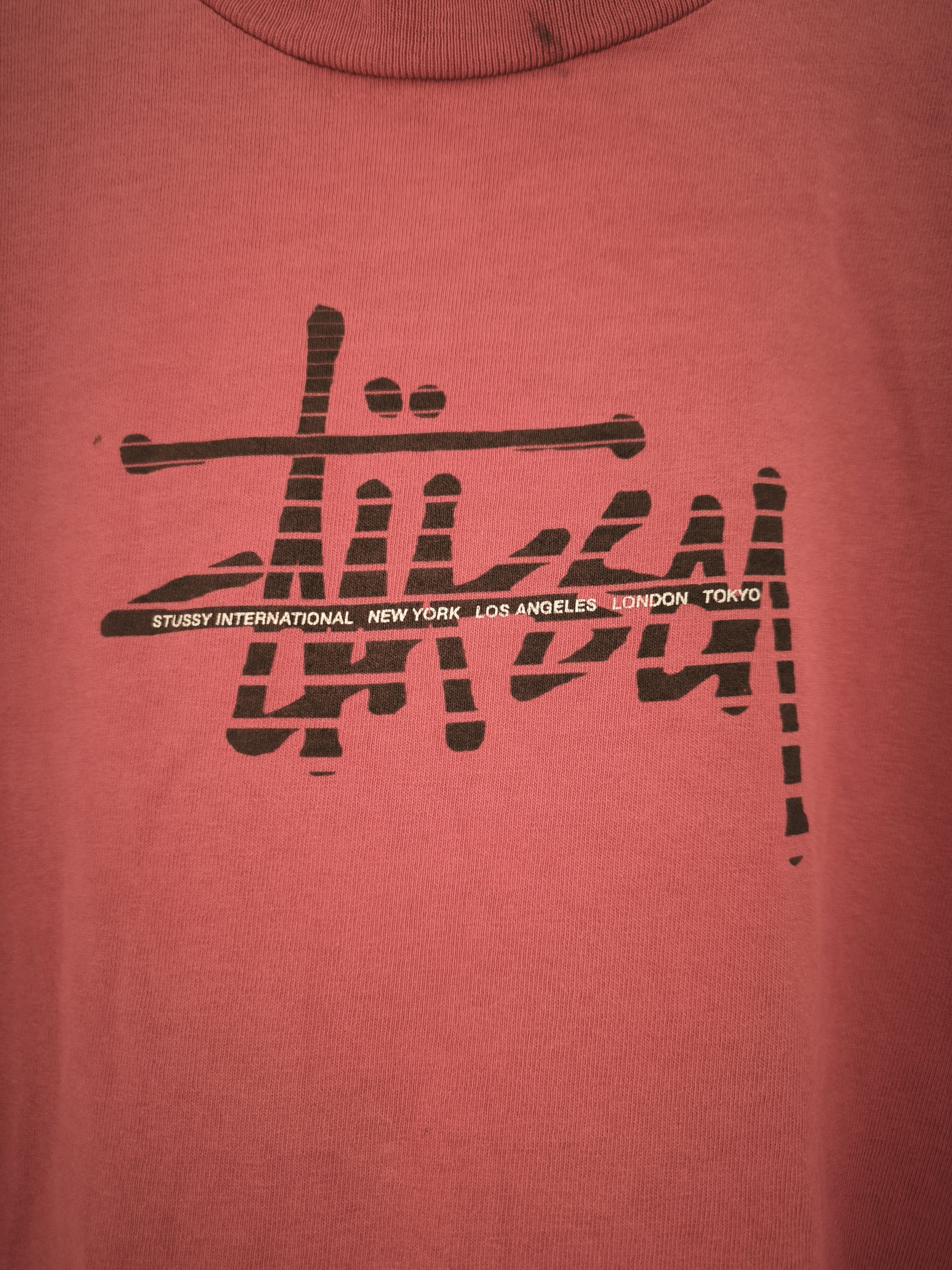 Stussy Vtg 90's STUSSY made in USA single stitch tee Size US M / EU 48-50 / 2 - 2 Thumbnail
