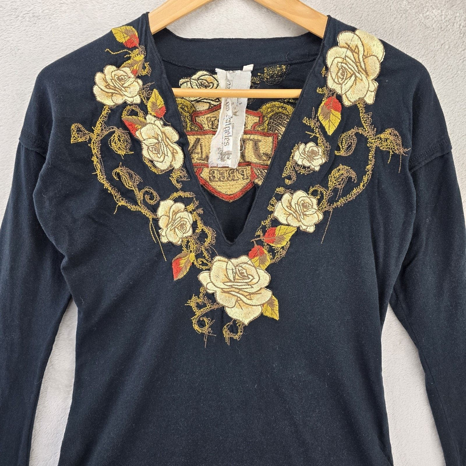 Johnny Was Johnny Was JWLA Embroidered Tunic Small Born Fee Floral Wing Size S / US 4 / IT 40 - 3 Thumbnail