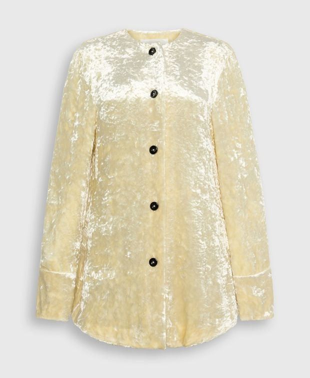 Jil Sander Velvet blouse Size XXS / US 00 / IT 34 - 1 Thumbnail