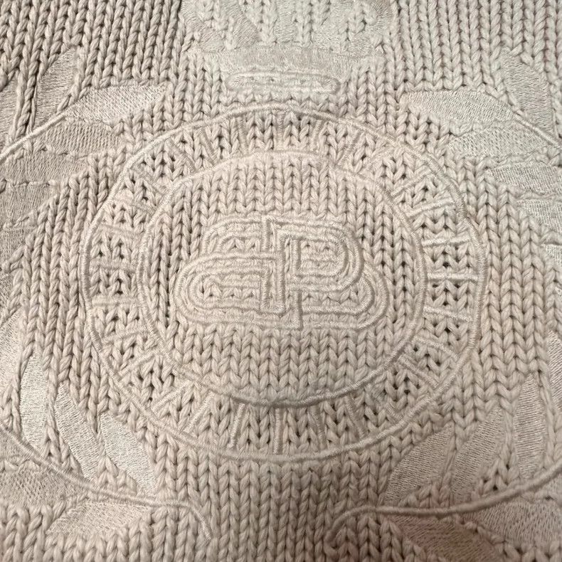 Balenciaga Balenciaga Wheat ear embroidery knitted sweater Size US S / EU 44-46 / 1 - 3 Thumbnail