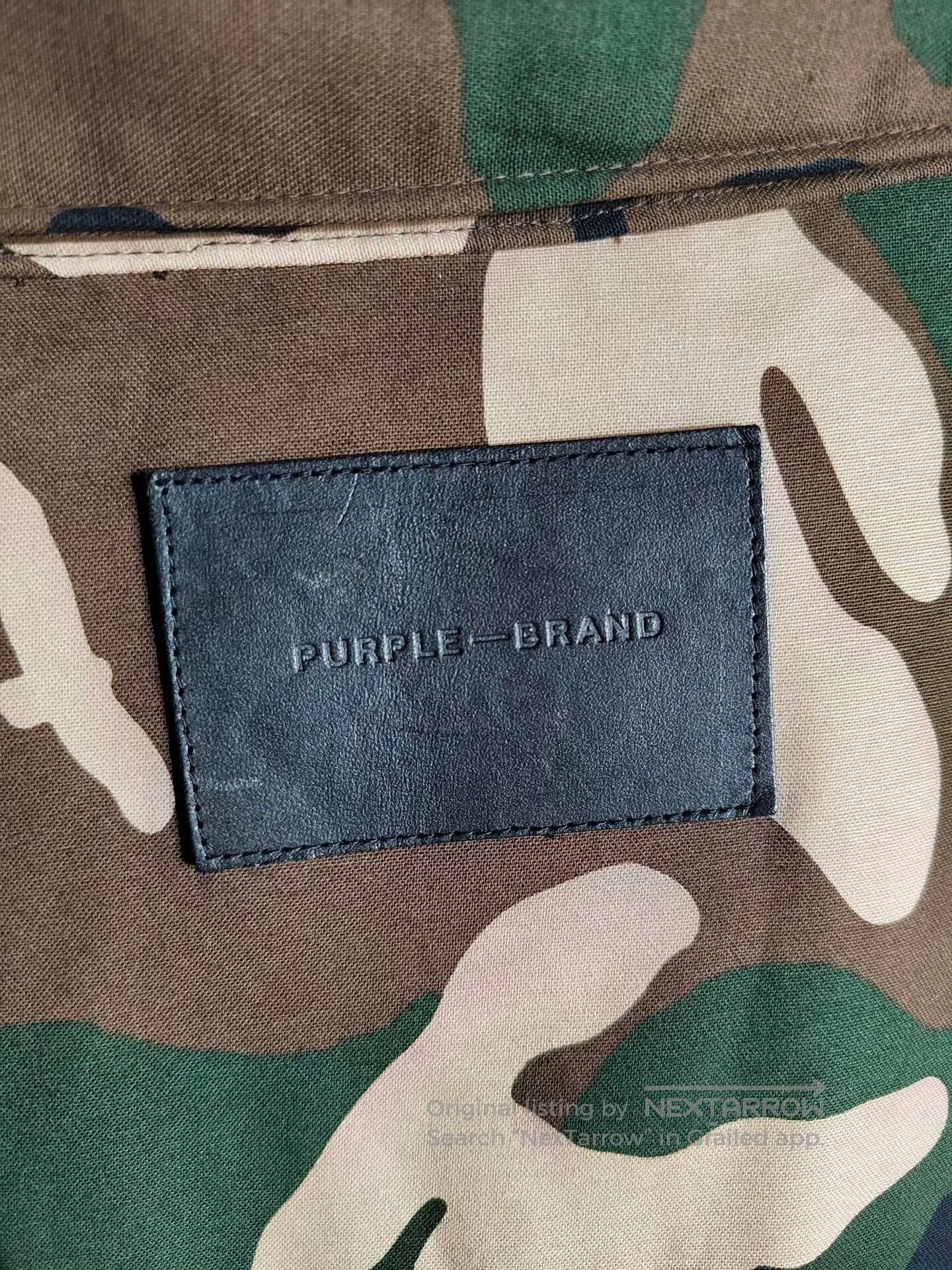 Purple Brand Purple Brand Camo Patchwork Down Jacket. Size US M / EU 48-50 / 2 - 6 Thumbnail