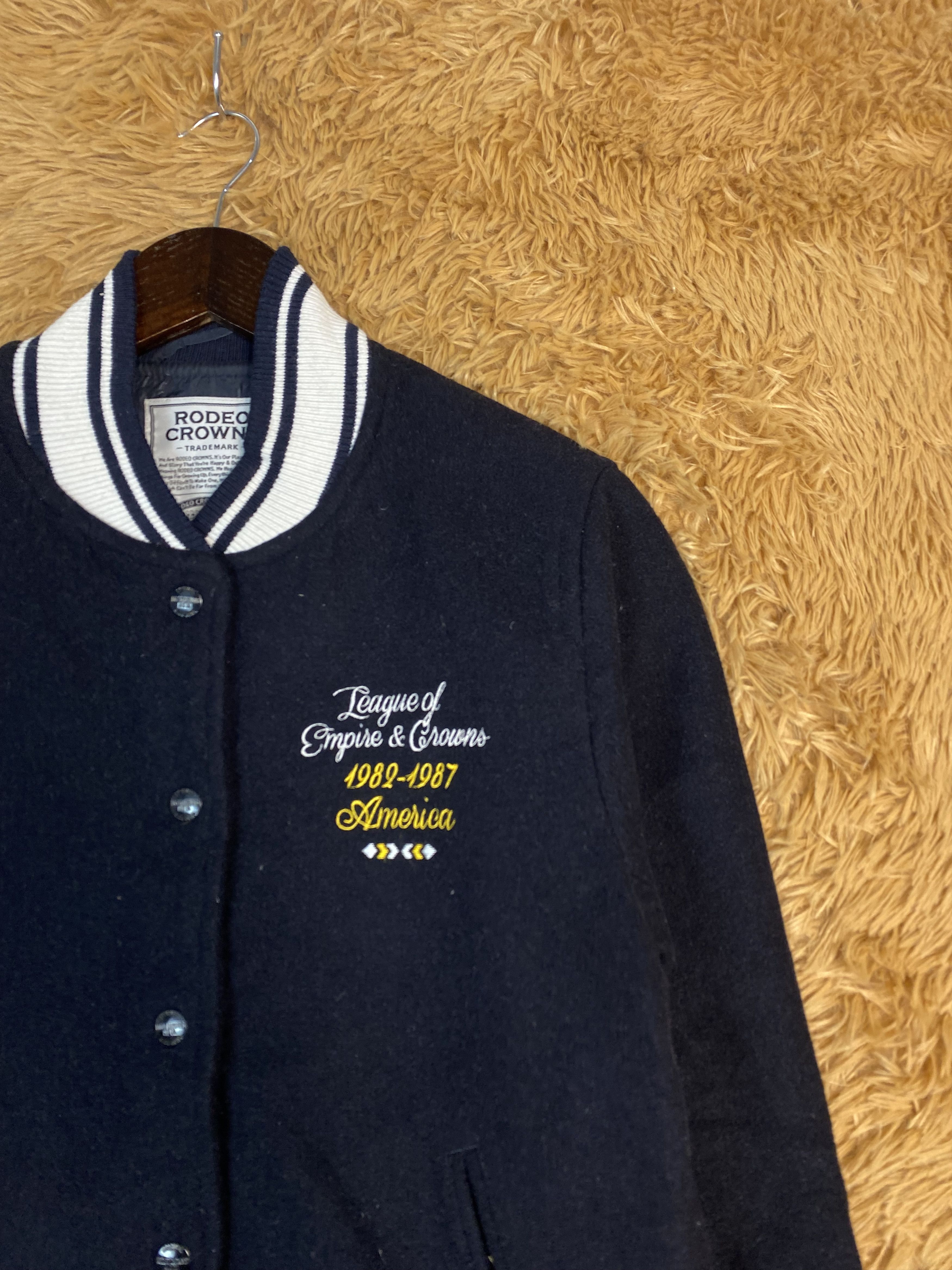 MLB Vintage Rodeo Crowns Varsity Jacket DJ0356 Size US M / EU 48-50 / 2 - 4 Thumbnail