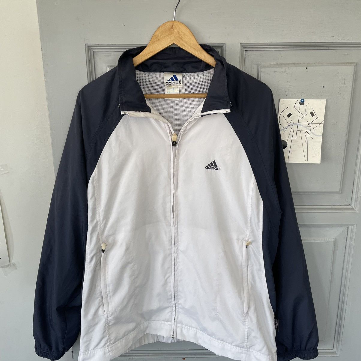 Adidas × Vintage Vintage Tracksuit Zip Up Jacket three Stripe Y2K Size US M / EU 48-50 / 2 - 6 Thumbnail
