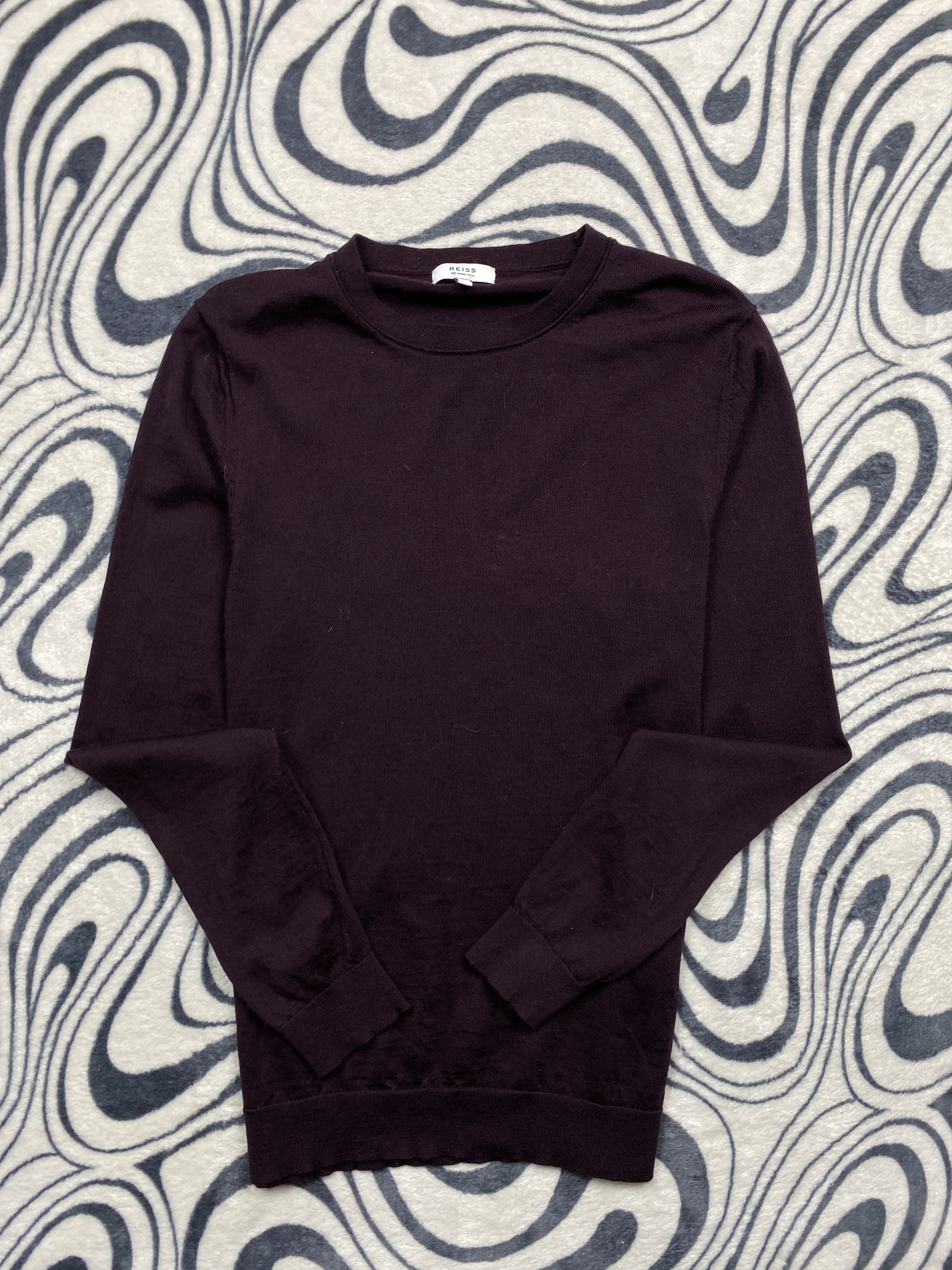 Reiss × Vintage Reiss Vintage Mens Merino Wool Sweater Y2K Size US M / EU 48-50 / 2 - 1 Thumbnail