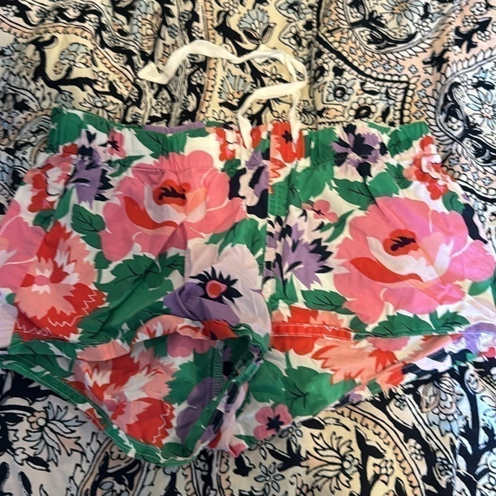 J.Crew J Crew floral pajama shorts Size ONE SIZE - 2 Thumbnail