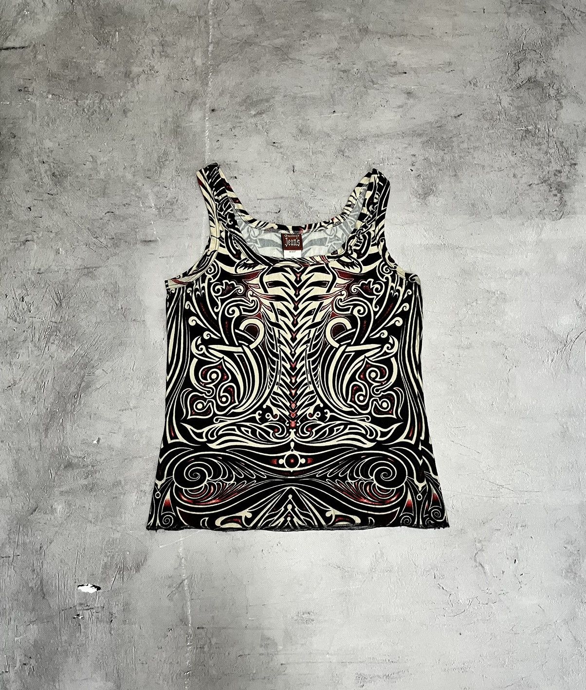 Jean Paul Gaultier Tribal Tank Top SS96 Cyberbaba Rare