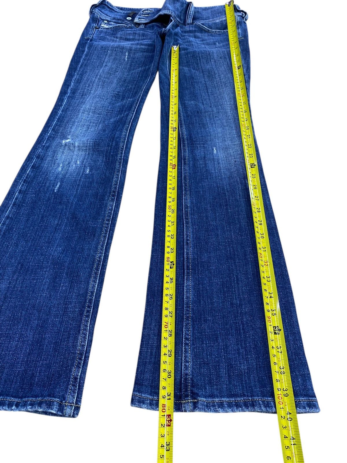 Diesel Diesel Dark Blue Wash Style Flare Jeans Size US 32 / EU 48 - 7 Thumbnail