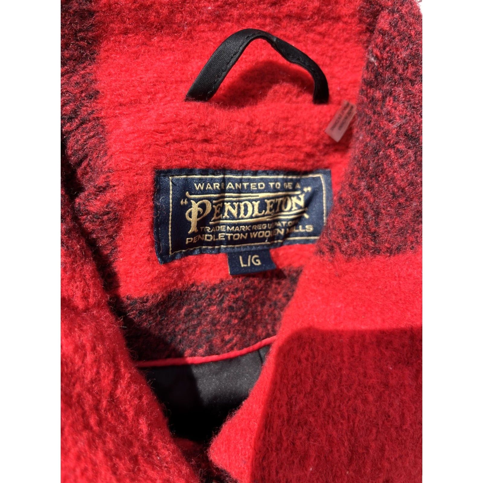 Pendleton VINTAGE Pendleton Women's Jacket Plaid Buffalo Lined Wool Snap City Lumber Bloke Jacket Size L / US 10 / IT 46 - 3 Thumbnail