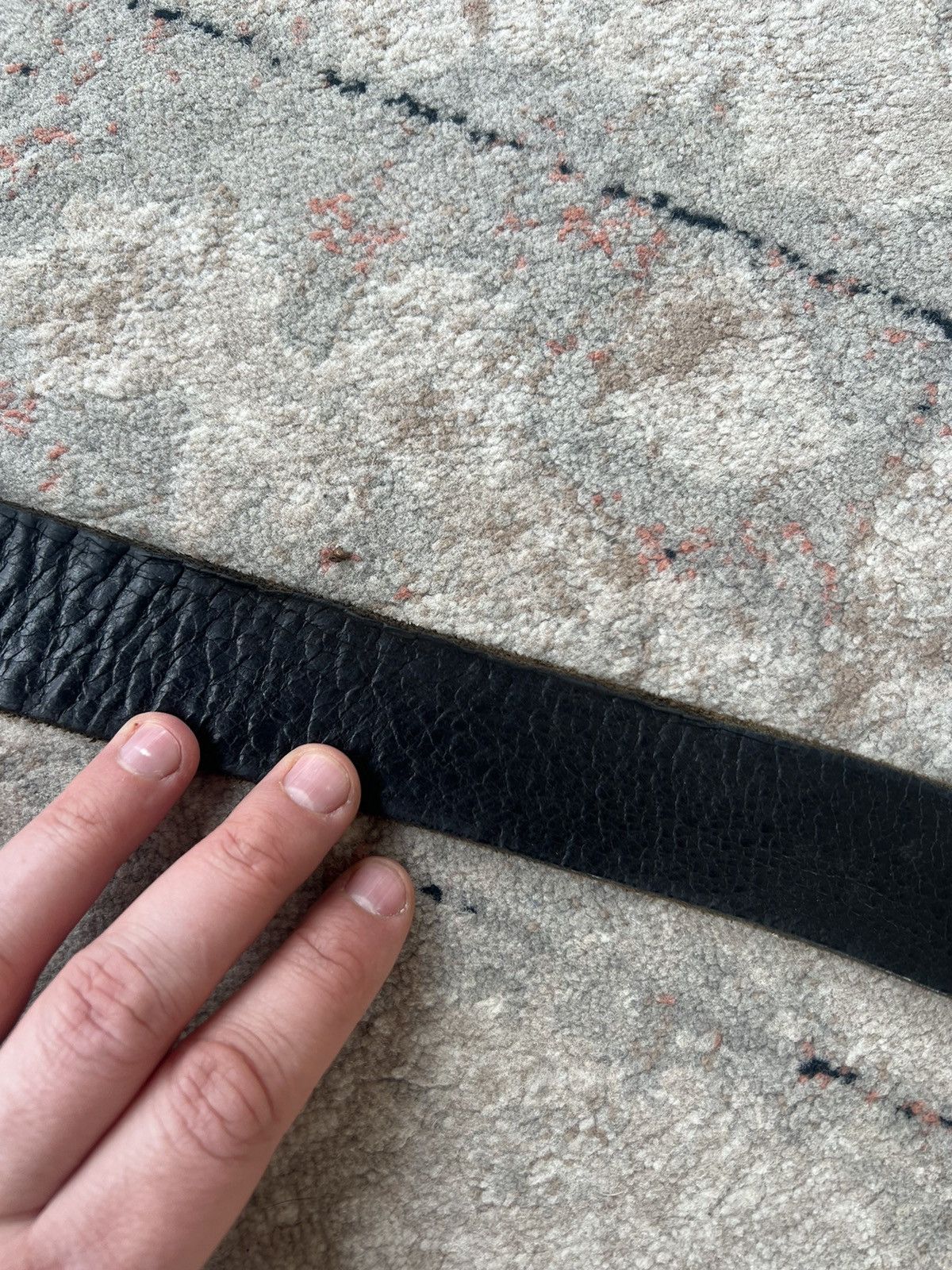 Calvin Klein × Vintage Vintage Calvin Klein Jeans Leather Belt Size ONE SIZE - 8 Thumbnail