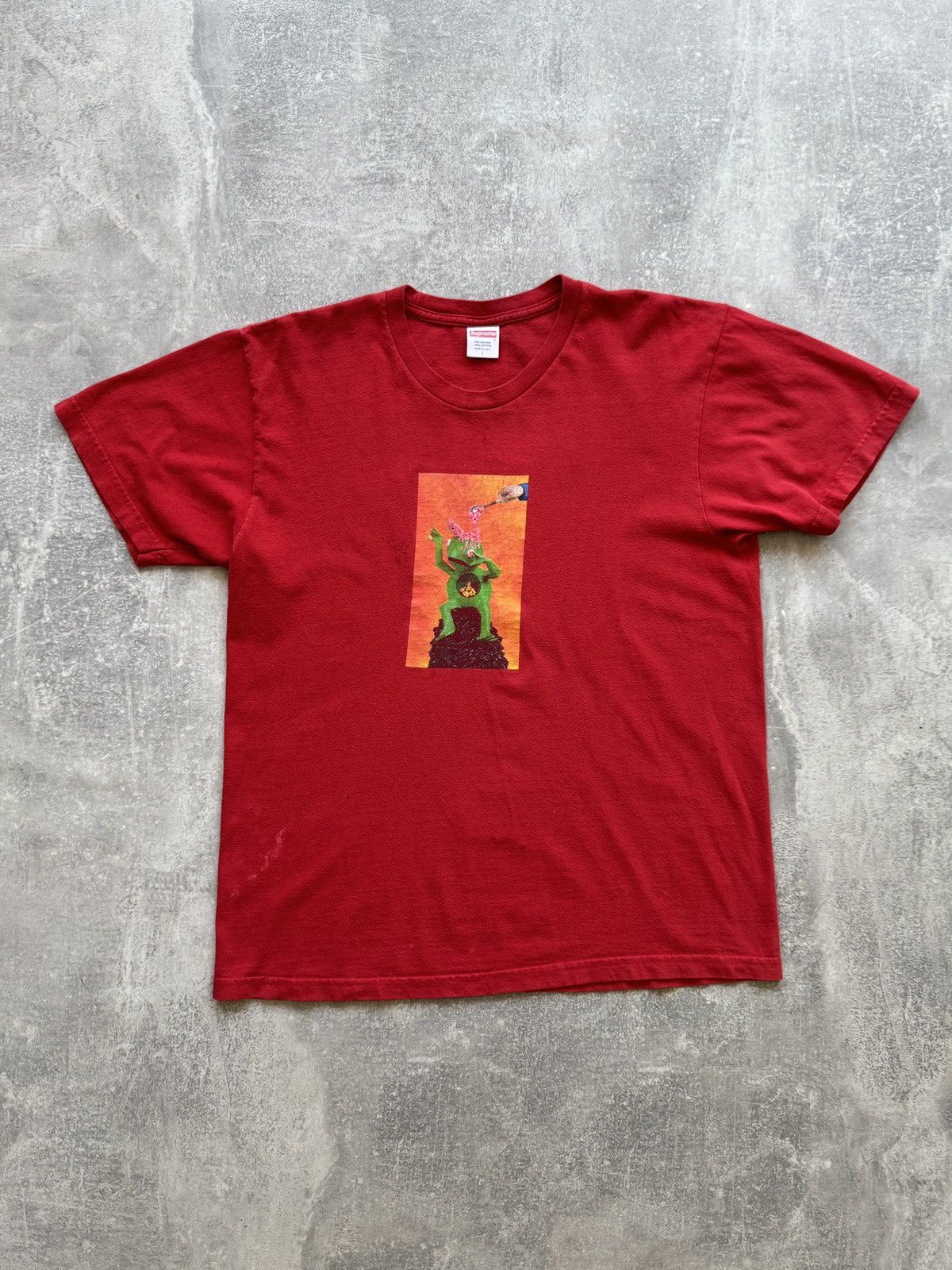 Supreme FW08 Supreme Bad Brains i against i Punk Band Red T Shirt
