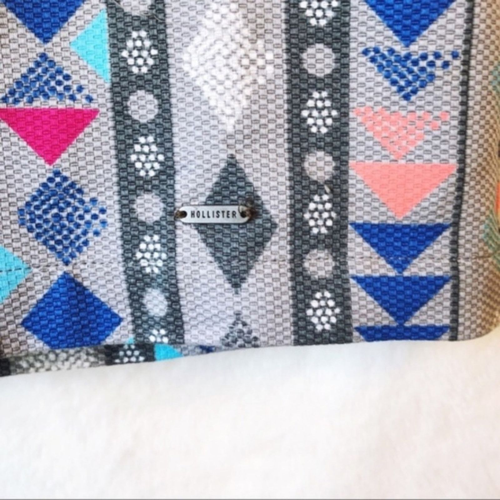 Hollister Hollister Grey Aztec Patterned Skirt Size 29" - 5 Thumbnail