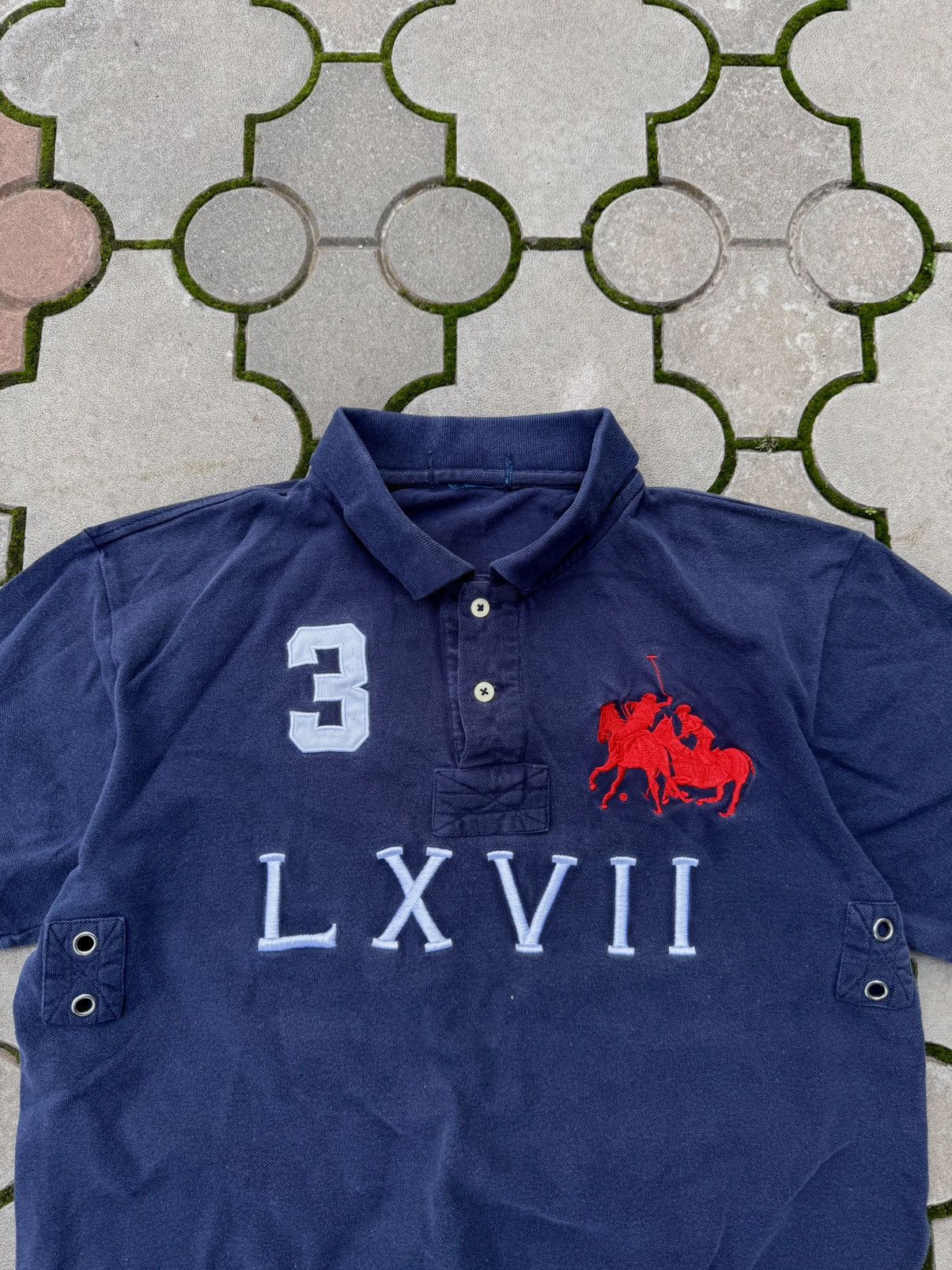 Vintage Vintage Faded Ralph Lauren Big Pony Polo Chief Keef Y2K USA Size US M / EU 48-50 / 2 - 2 Thumbnail