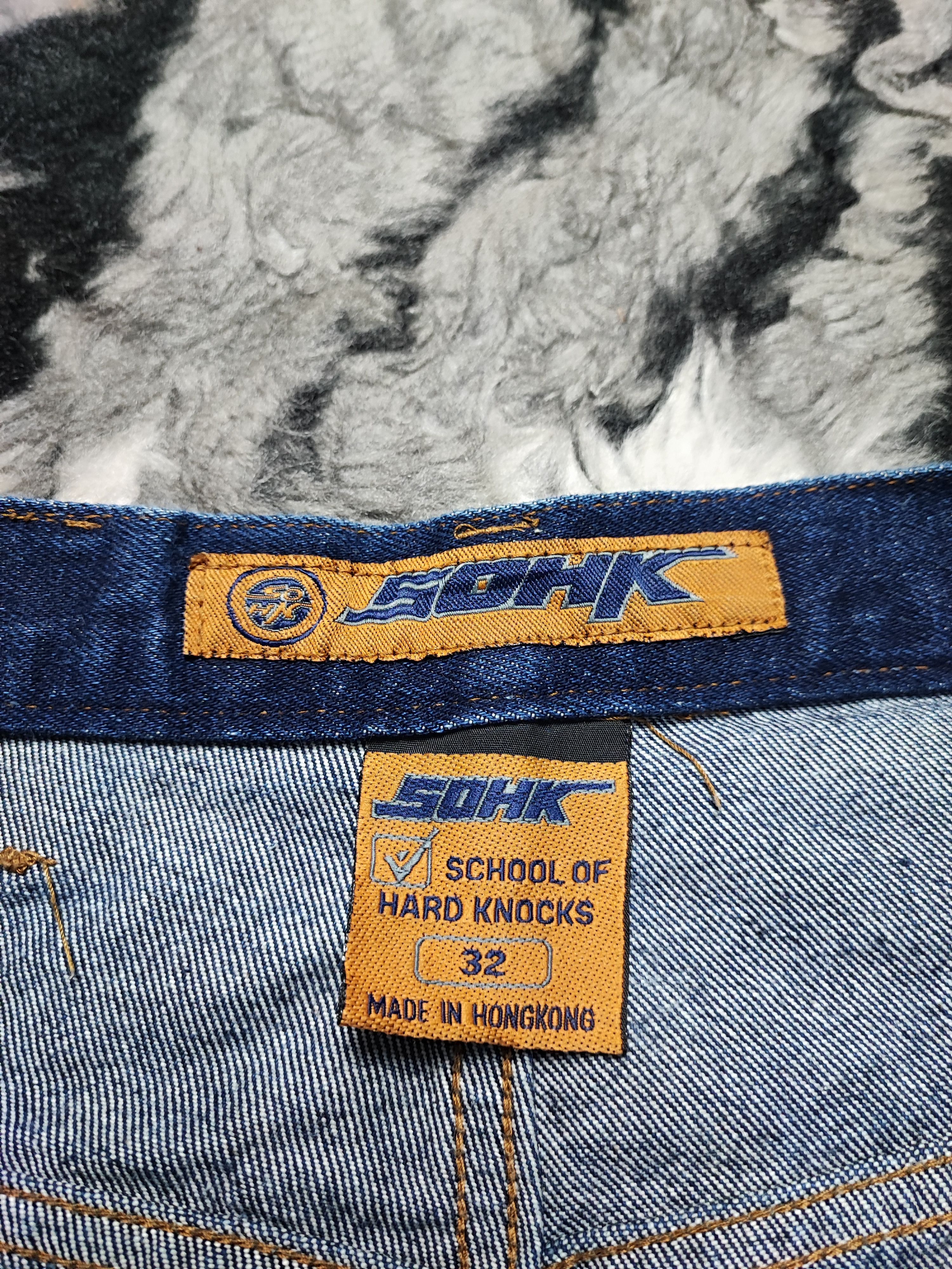 Vintage WIDE BAGGY VINTAGE SCHOOL OF HARD KNOCKS SIZE 32 Size US 32 / EU 48 - 14 Thumbnail